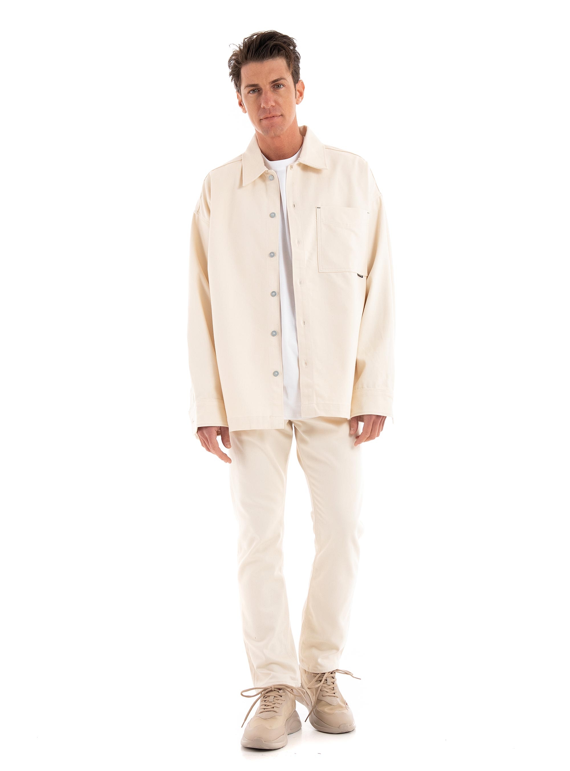 G-Star Triple A Regular Straight Jeans - Ecru