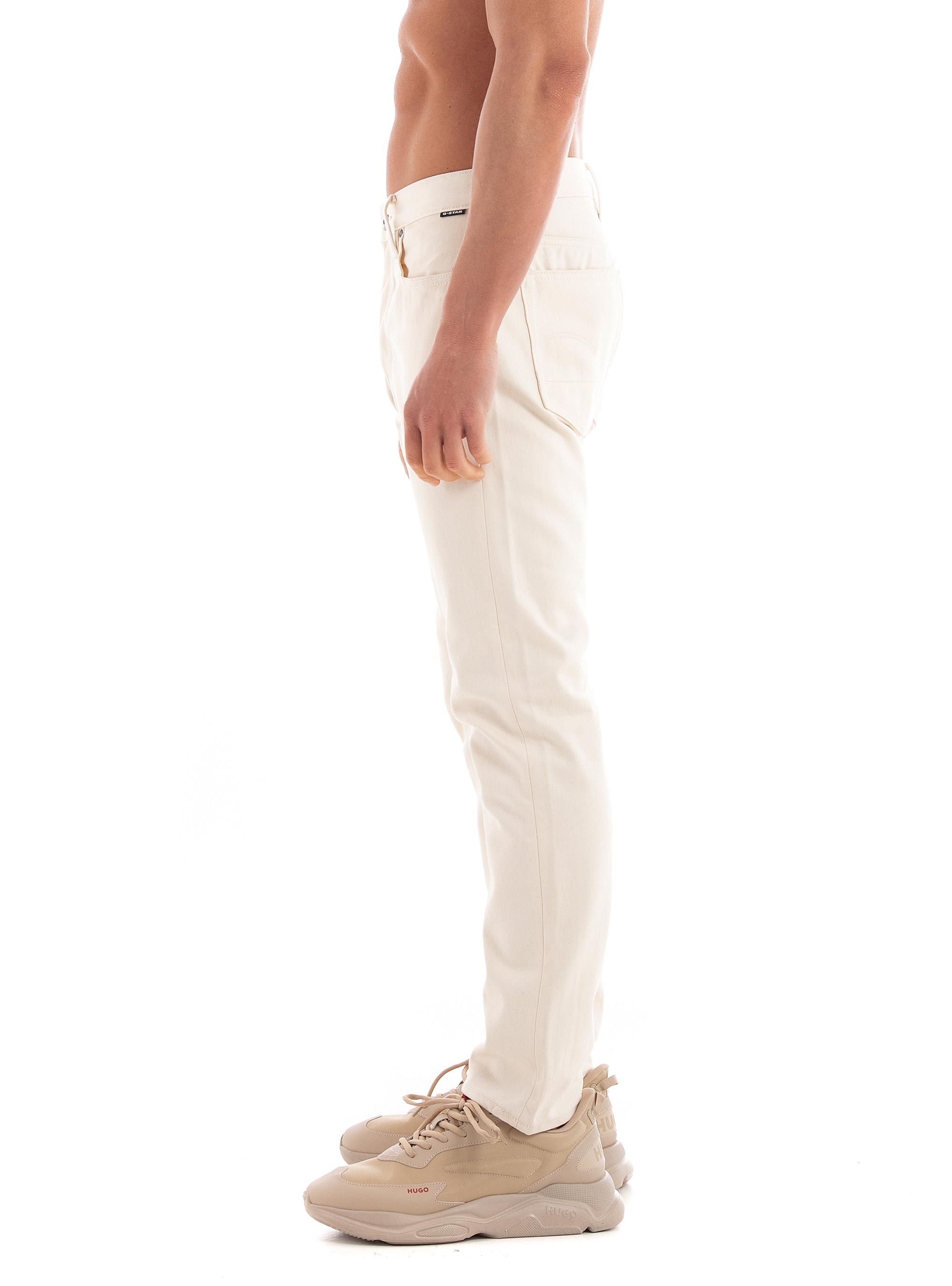 G-Star Triple A Regular Straight Jeans - Ecru