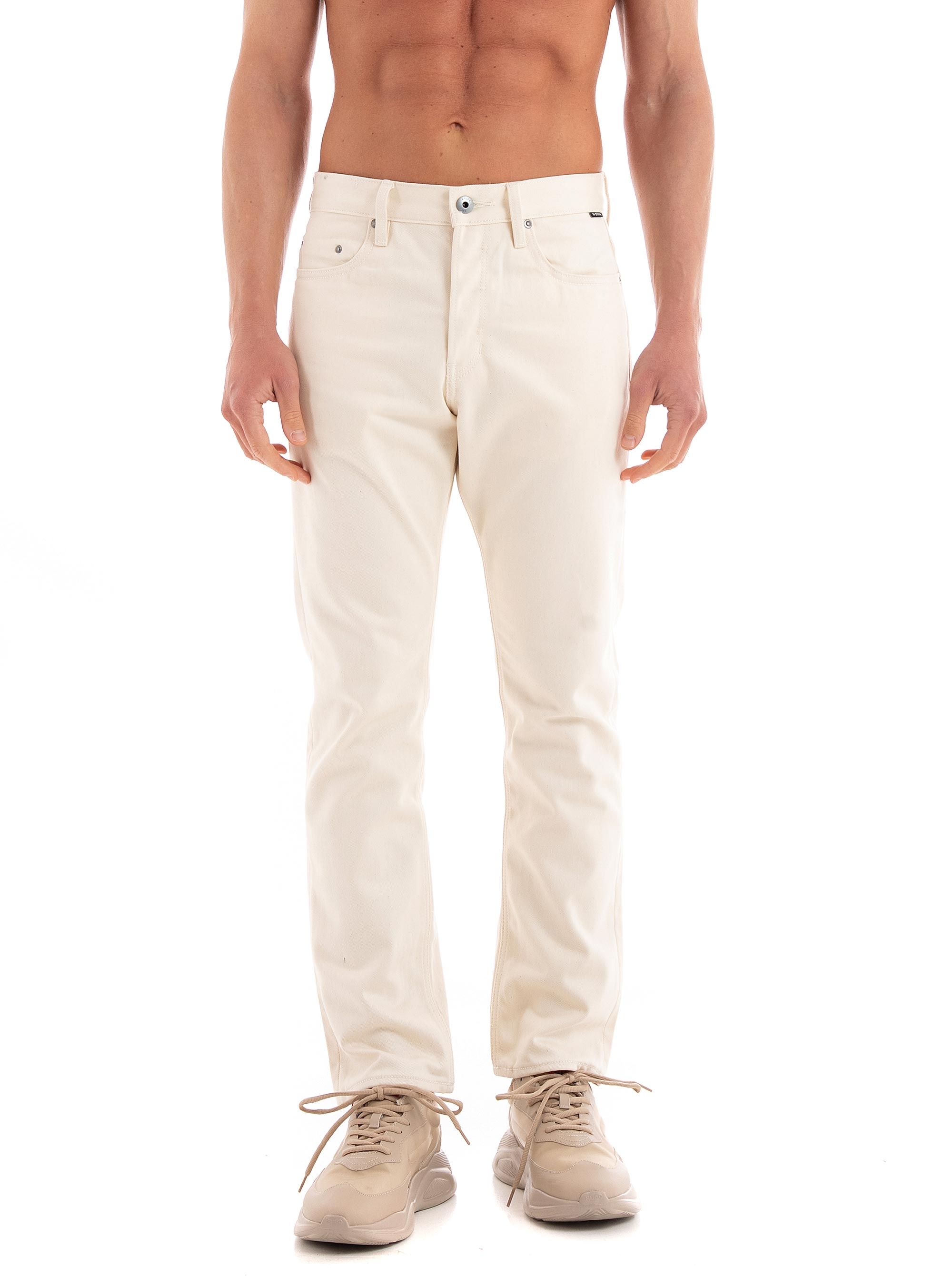 G-Star Triple A Regular Straight Jeans - Ecru
