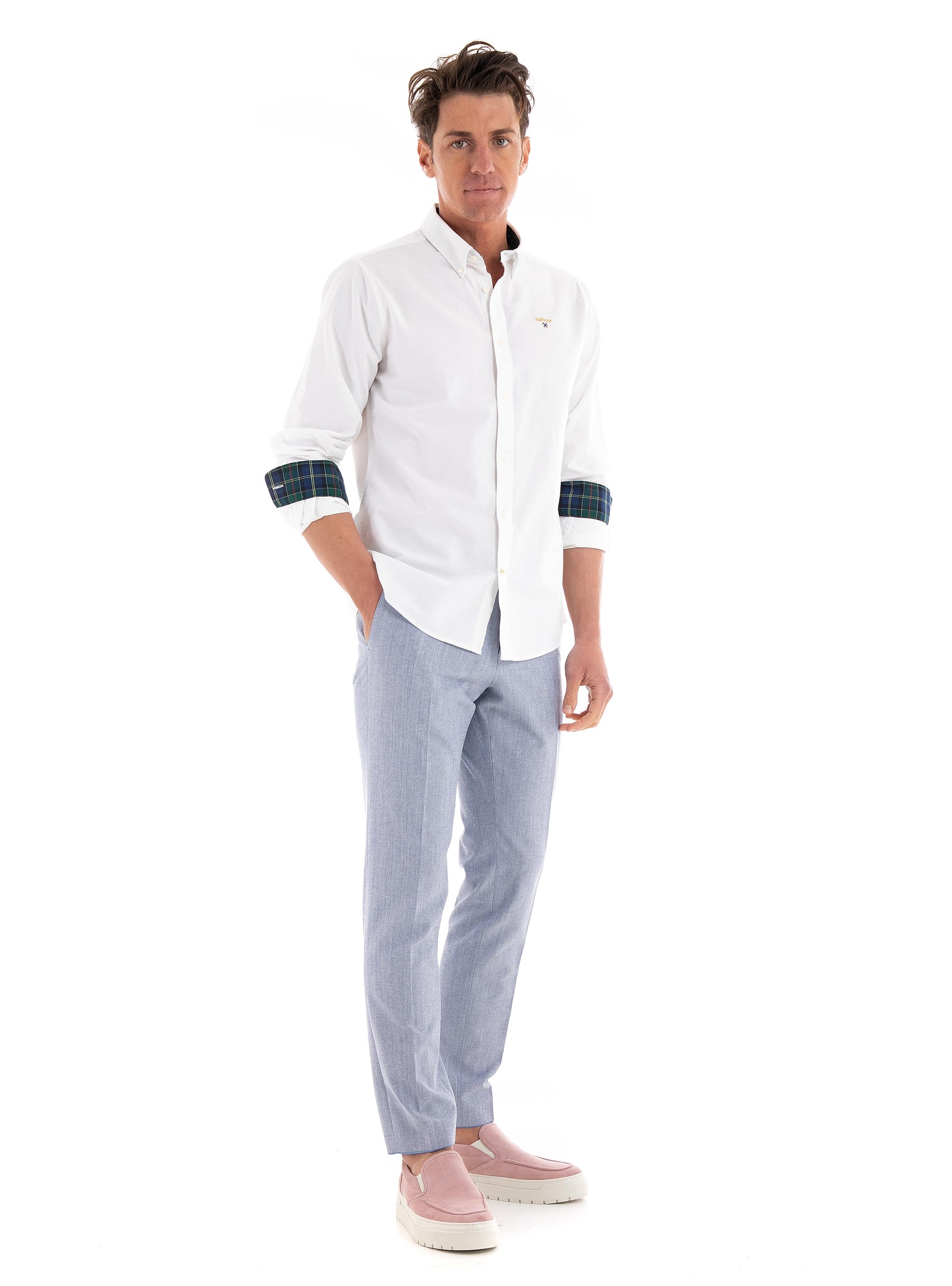 BOSS Slim Fit Trousers H-Genius-224 - Light Blue