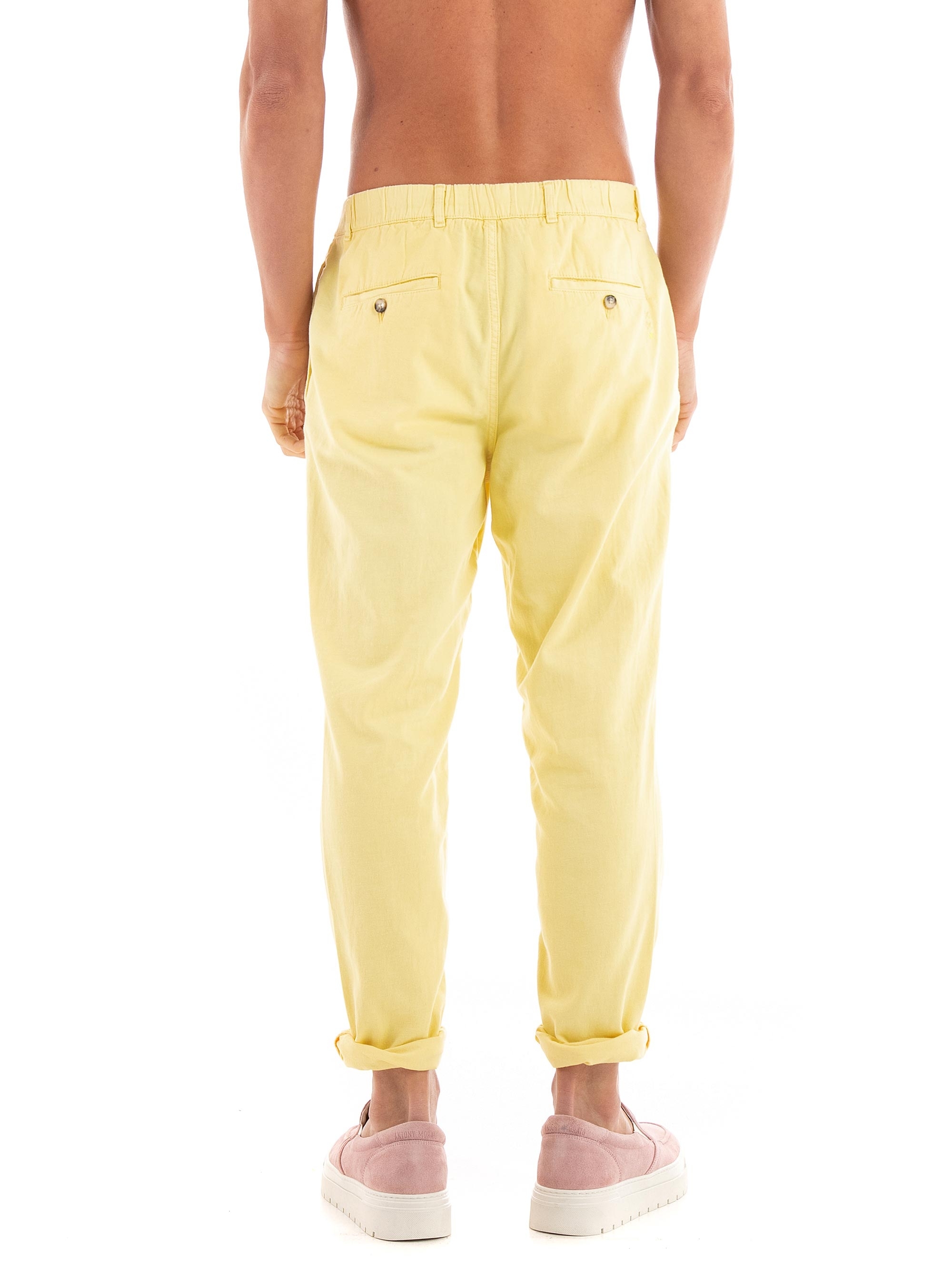 Scotch & Soda The Drift Garment-Dyed Jogger Pants - Banana