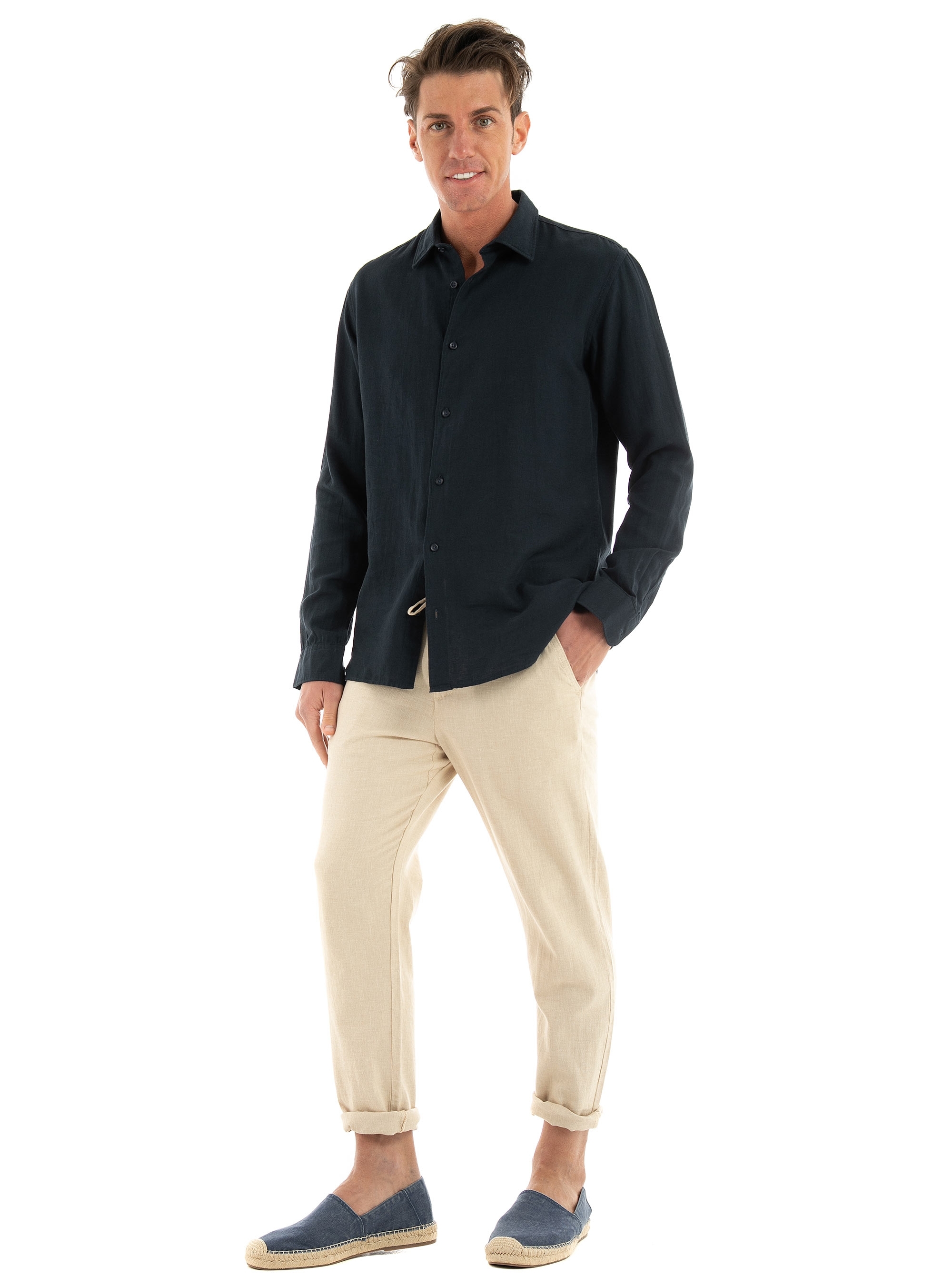 Selected Slim Tapered Fit Brody 172 Pants - Light Beige