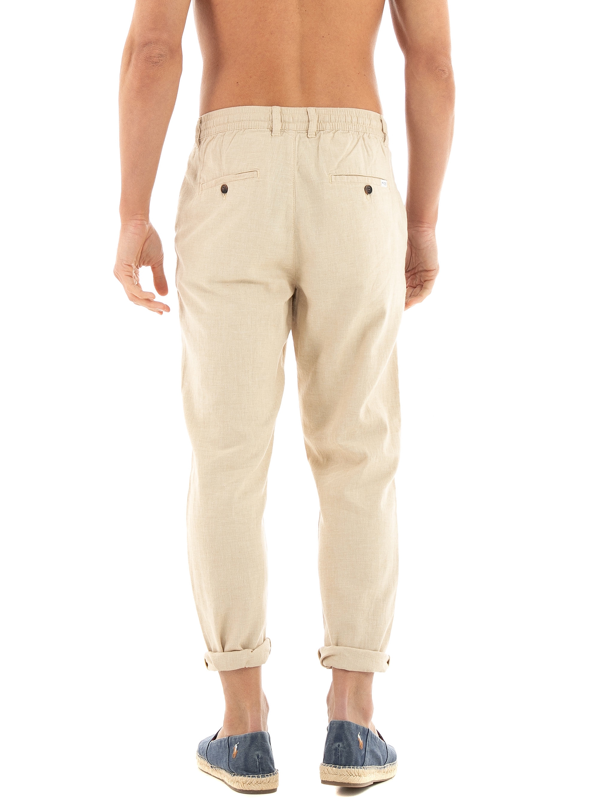 Selected Slim Tapered Fit Brody 172 Pants - Light Beige