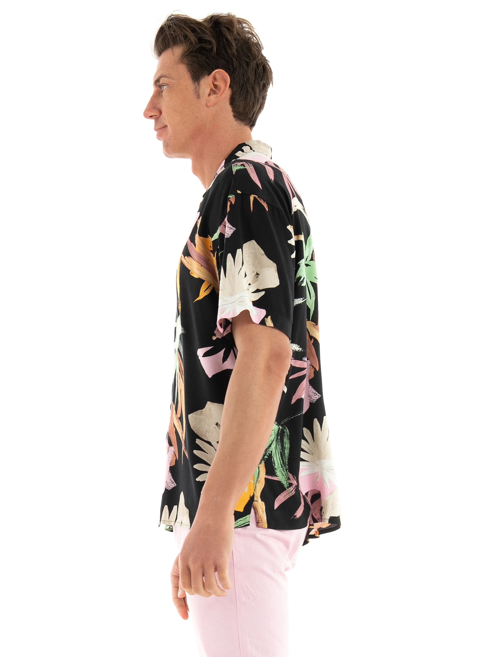 Jack & Jones Noah Exotic Resort Shirt - Black