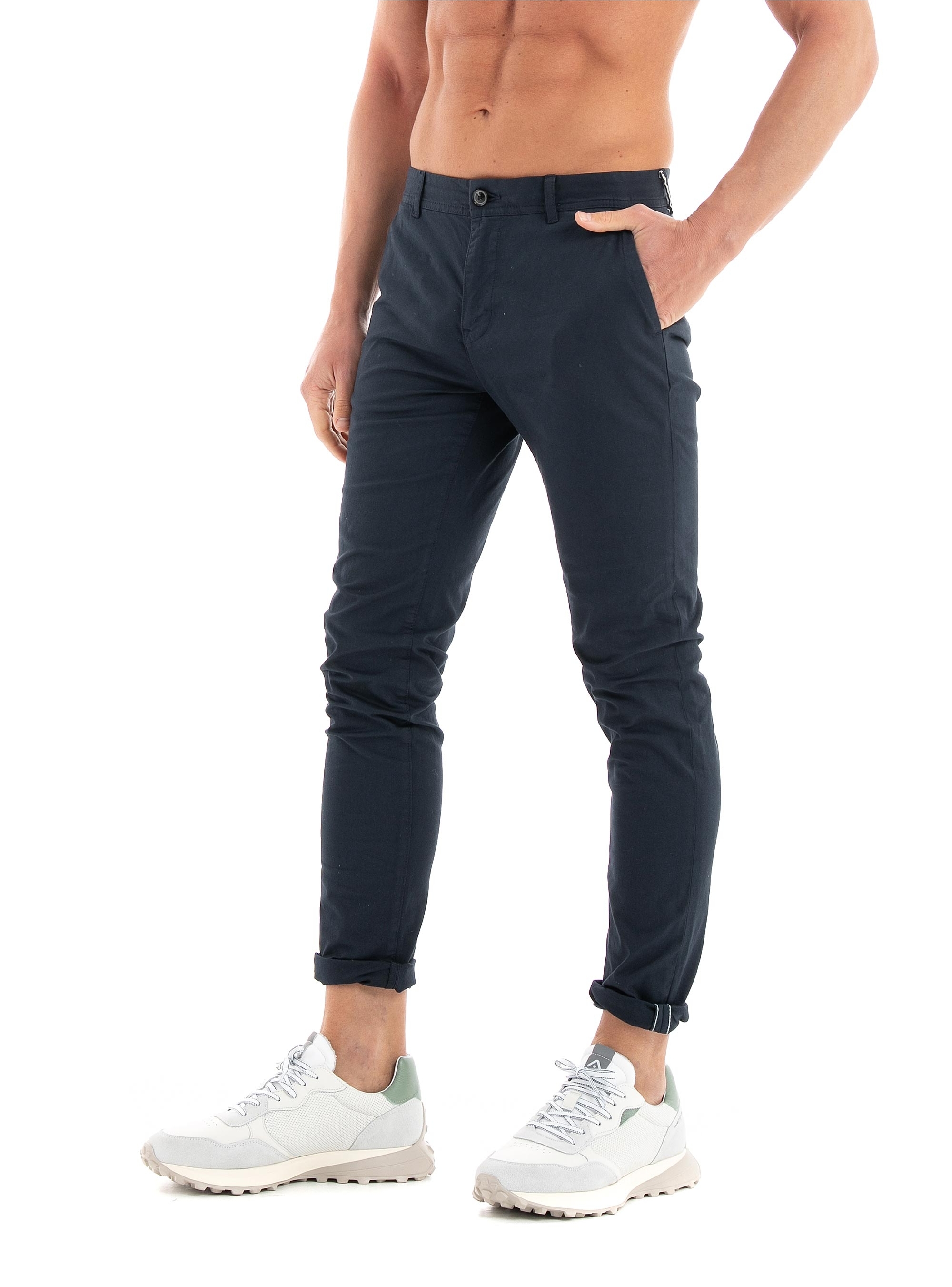 Scotch & Soda Mott- Super Slim Fit Chino Pants - Navy