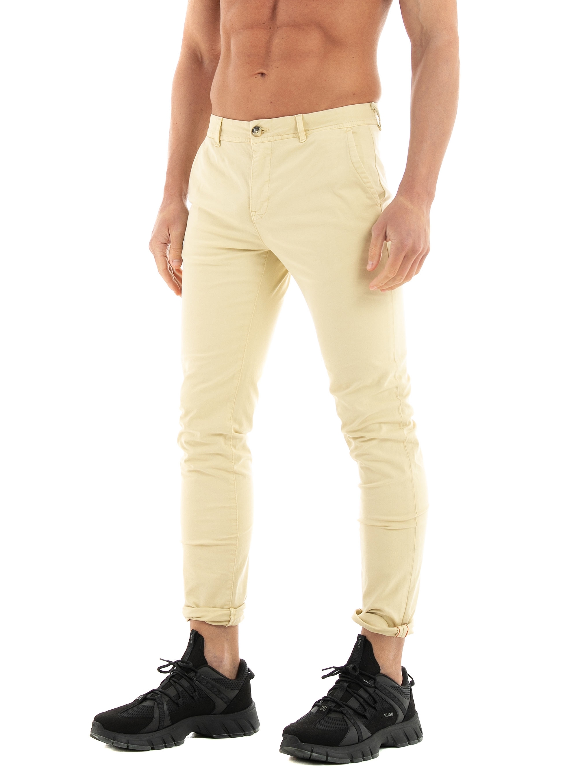Scotch & Soda Mott- Super Slim Fit Chino Pants - Light Beige