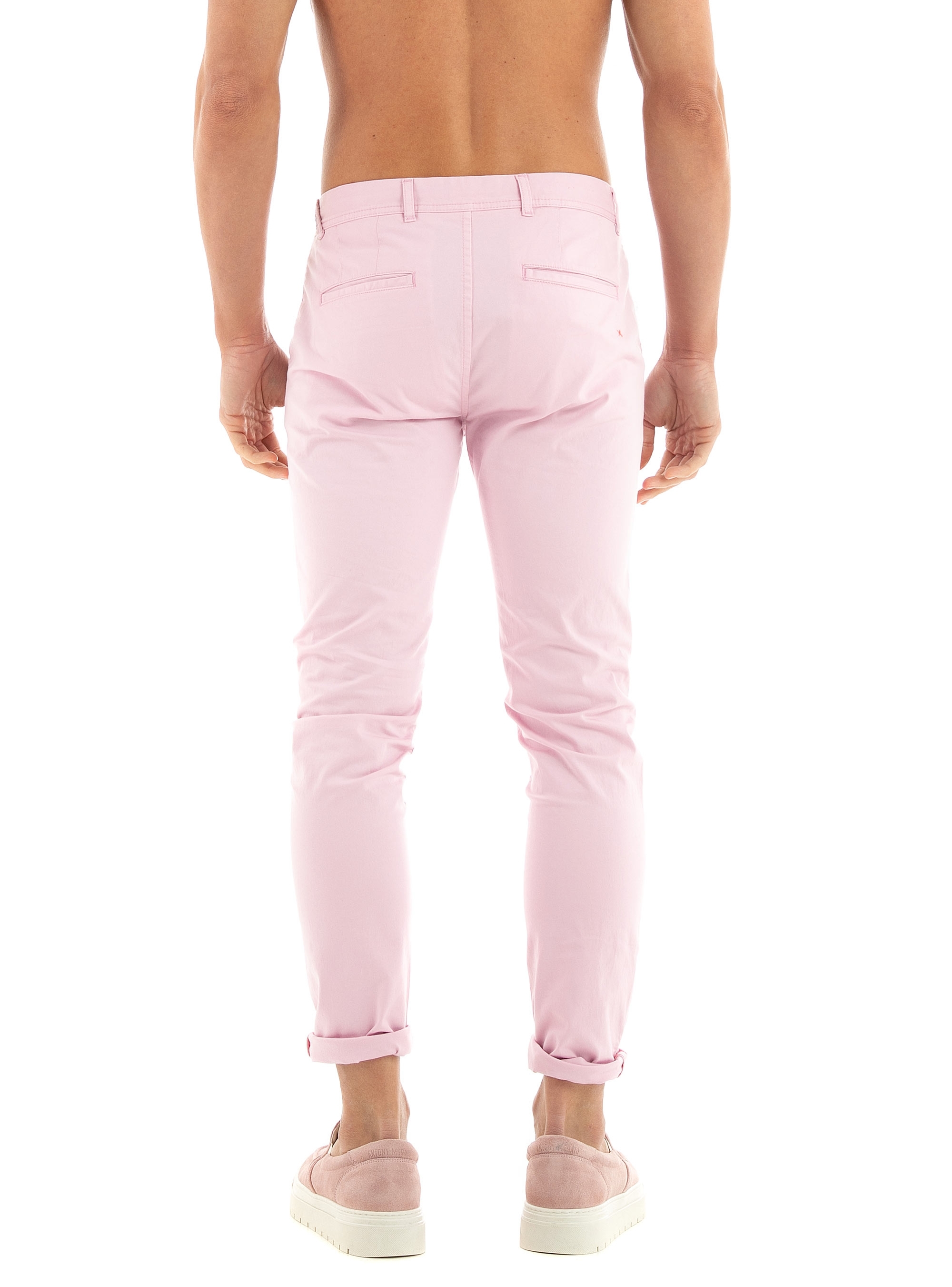 Scotch & Soda Mott- Super Slim Fit Chino Pants - Pale Pink