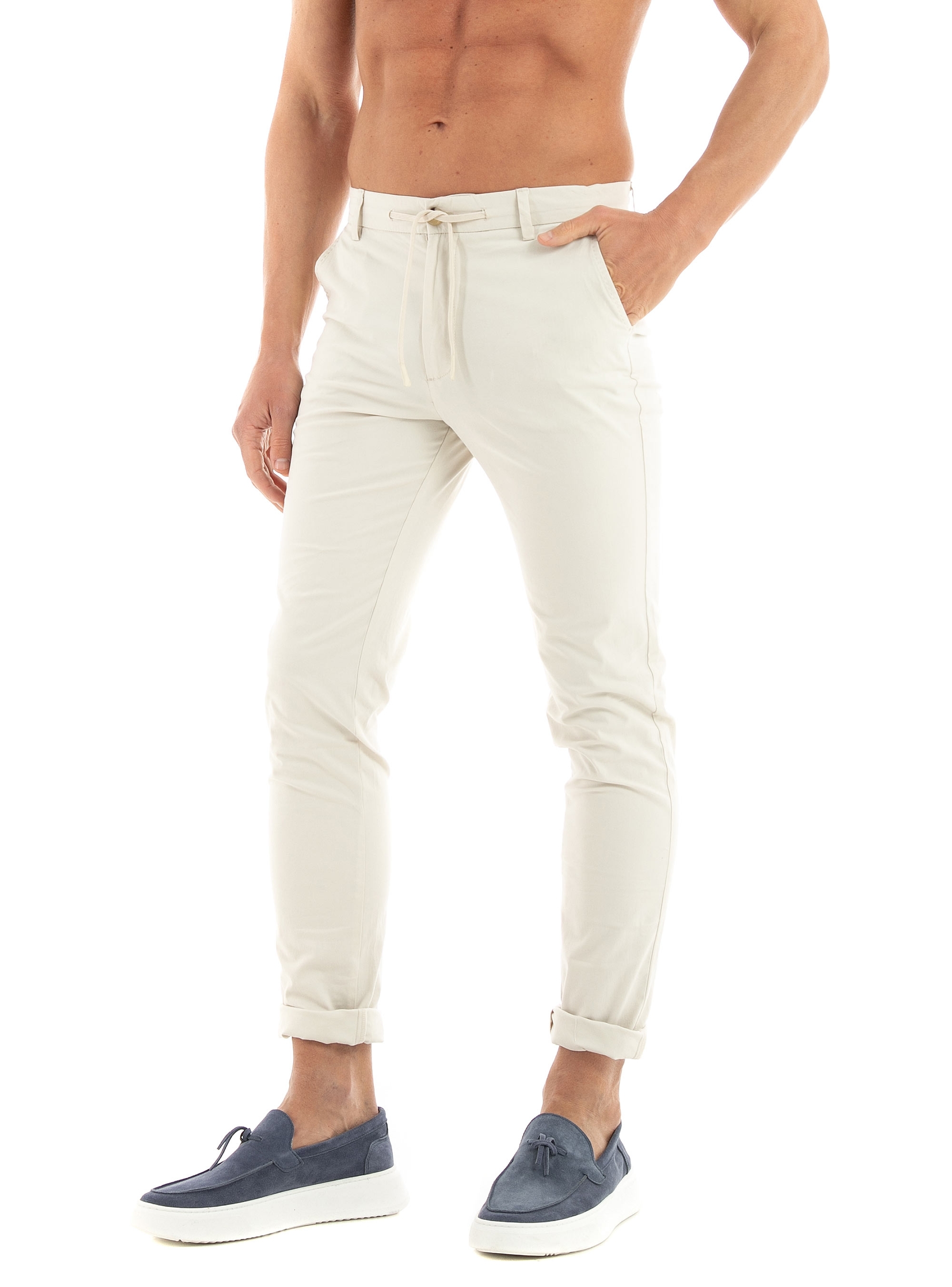 Jack & Jones Marco Summer Chino Pants - Light Beige