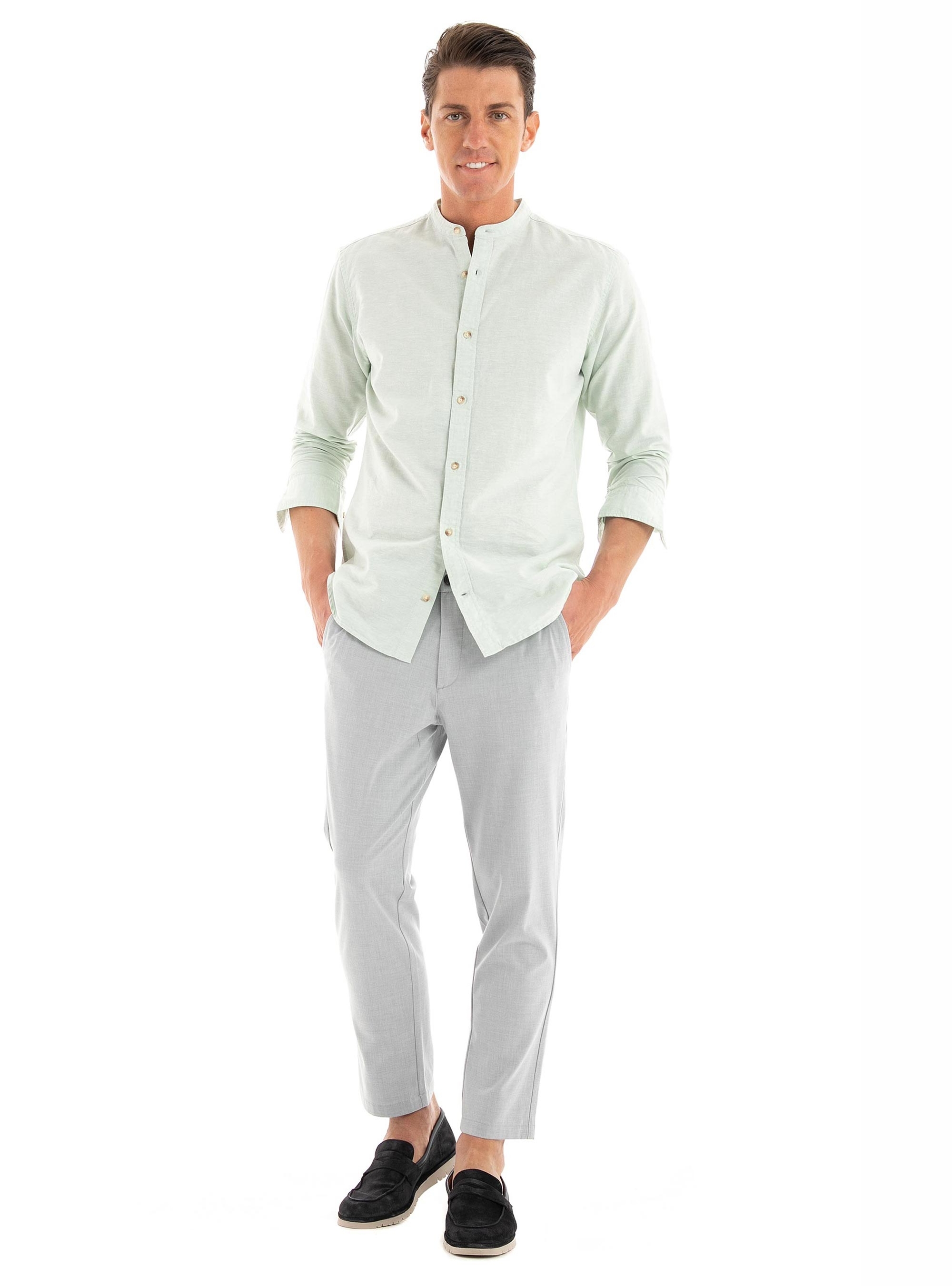 Jack & Jones Ollie Benji Dek Pants - Grey