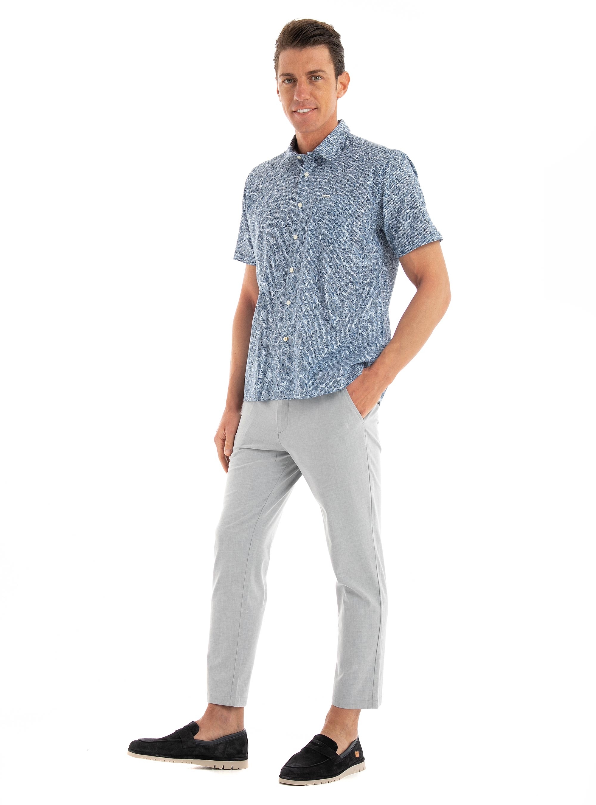 Jack & Jones Ollie Benji Dek Pants - Grey