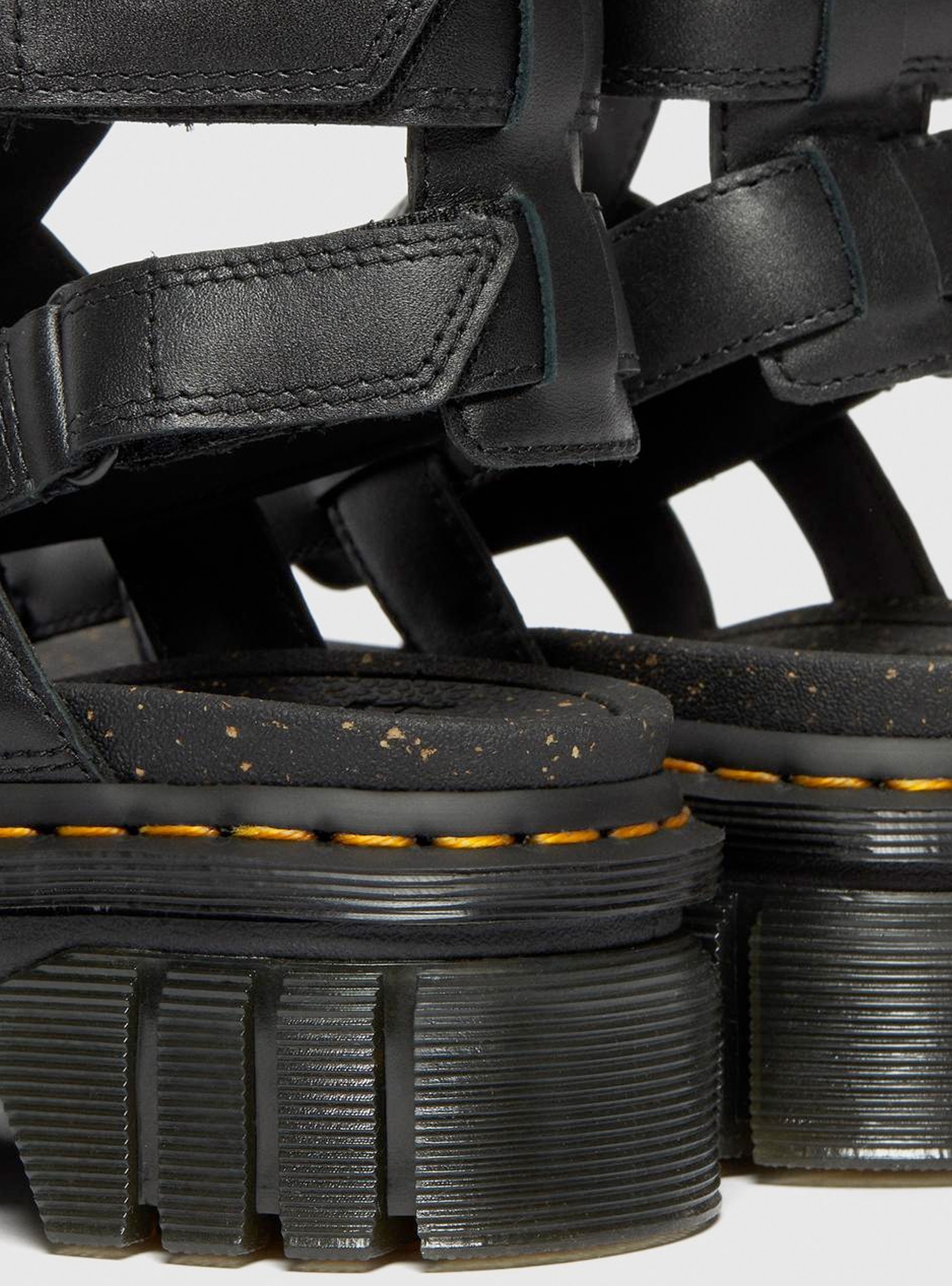 Dr Martens Ricki Gladiator Nappa Lux Sandals - Black