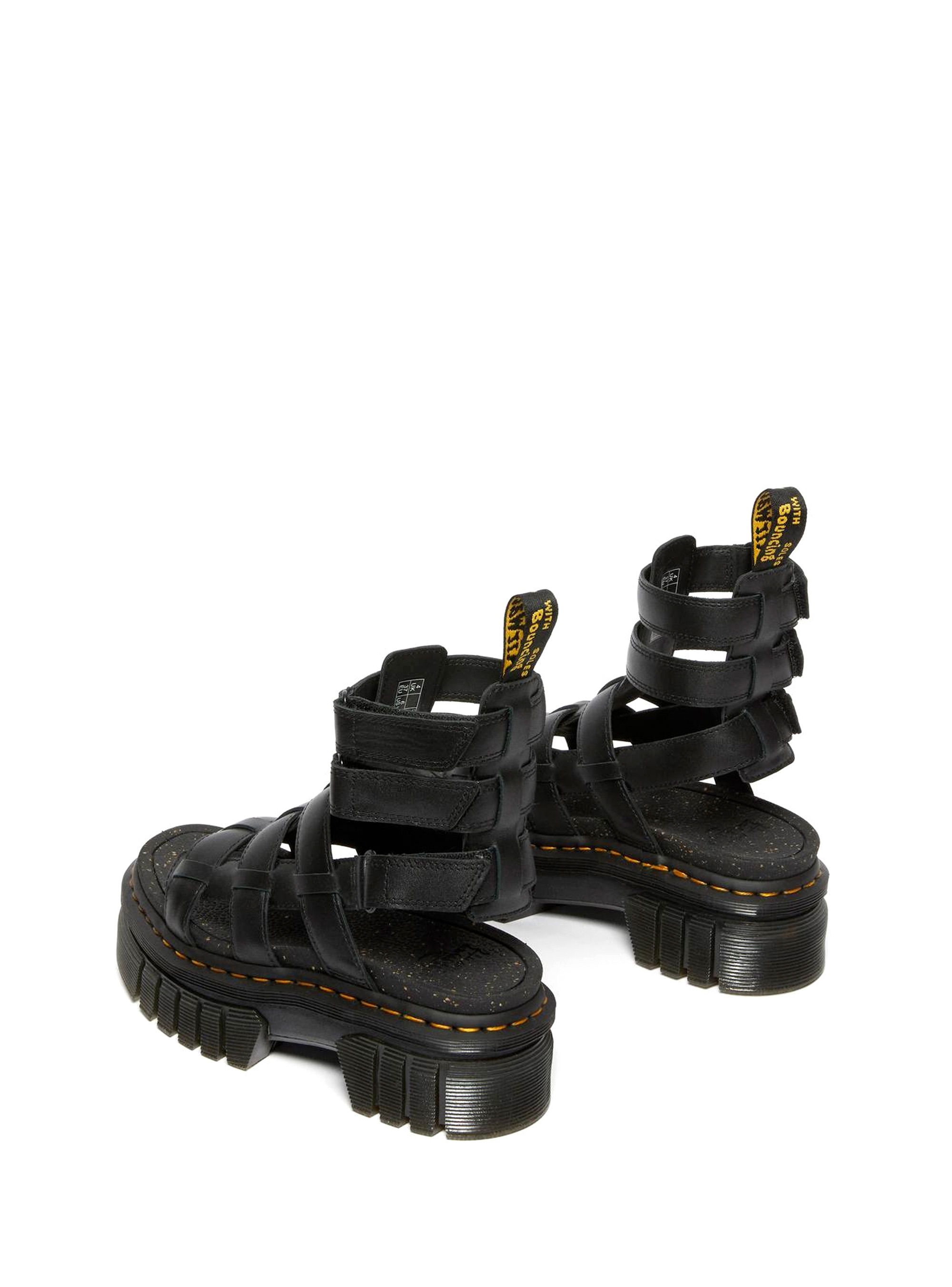 Dr Martens Ricki Gladiator Nappa Lux Sandals - Black