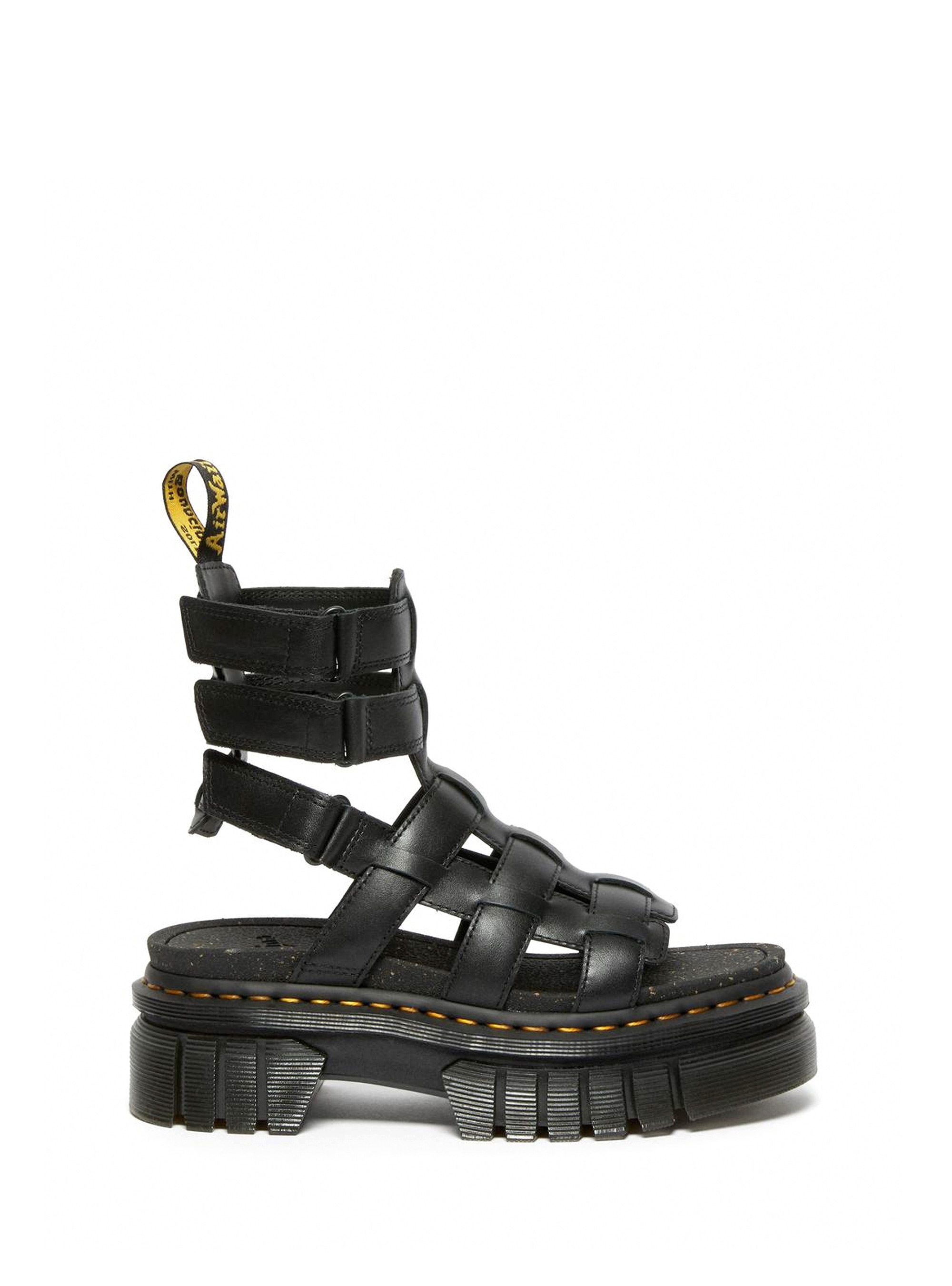Dr Martens Ricki Gladiator Nappa Lux Sandals - Black