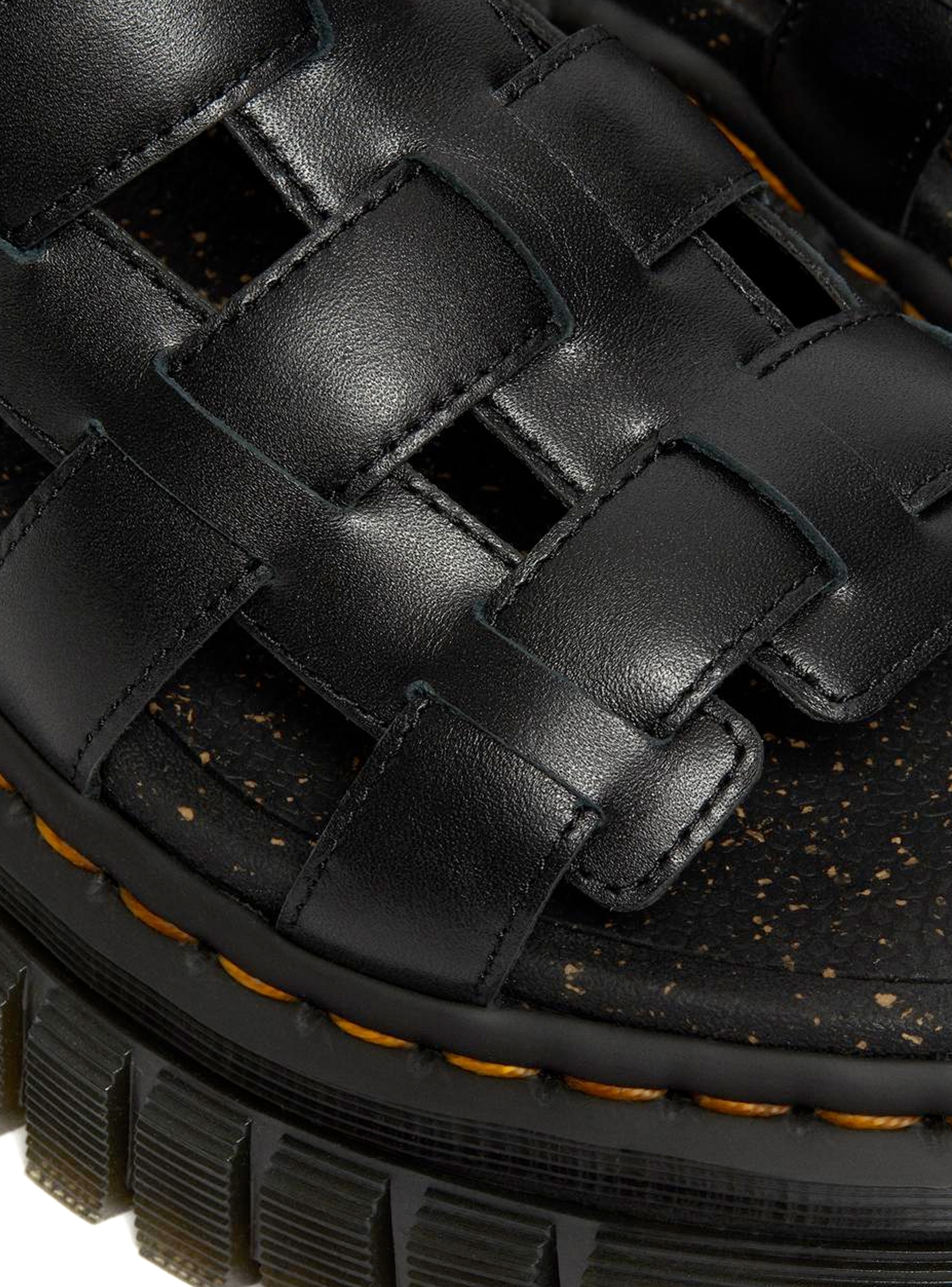 Dr Martens Ricki Gladiator Nappa Lux Sandals - Black