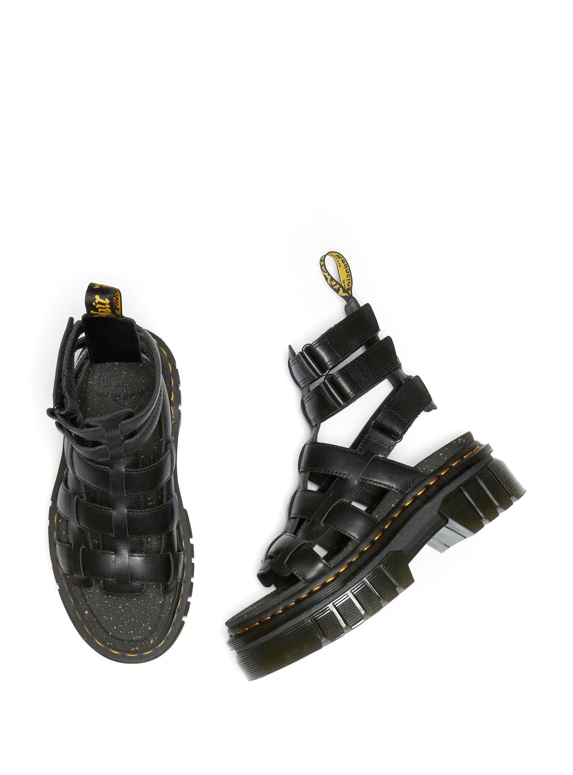 Dr Martens Ricki Gladiator Nappa Lux Sandals - Black