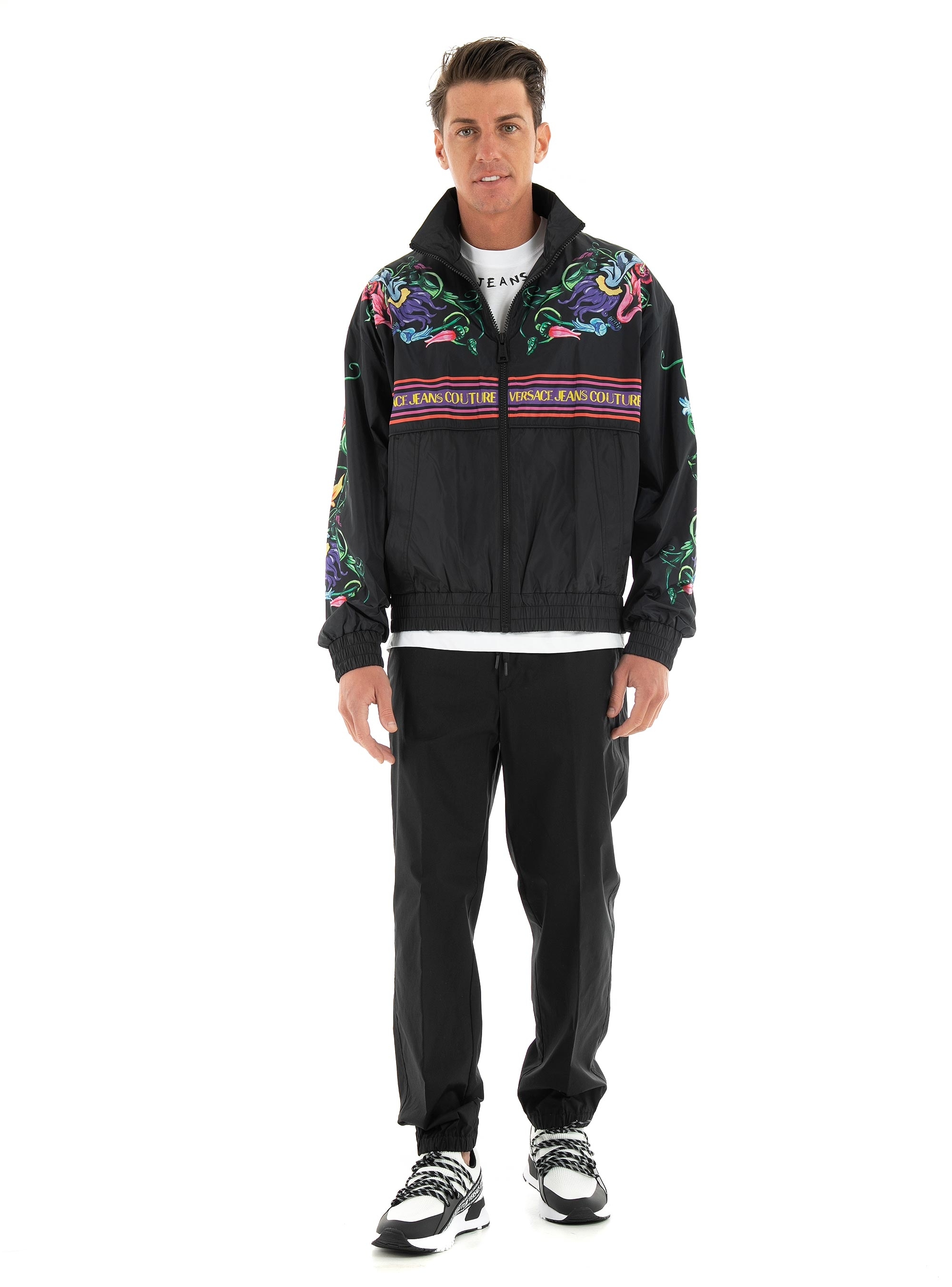 Versace Jeans Couture Patch V-Emb Popeline Pants - Black