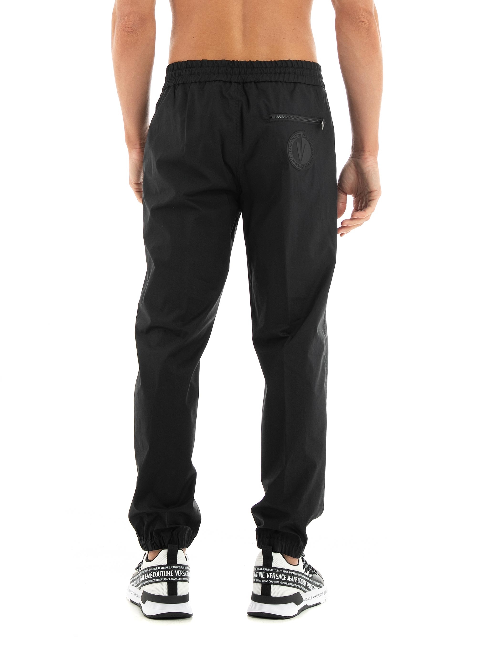 Versace Jeans Couture Patch V-Emb Popeline Pants - Black