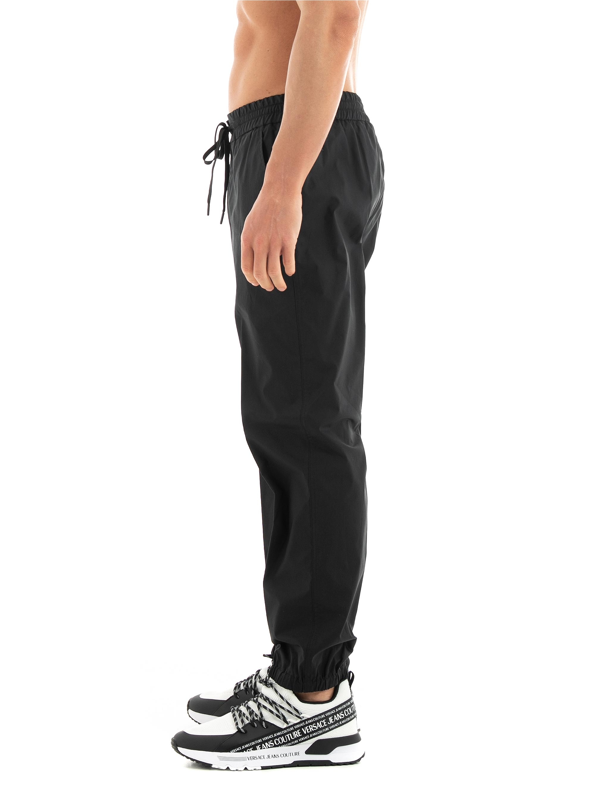 Versace Jeans Couture Patch V-Emb Popeline Pants - Black