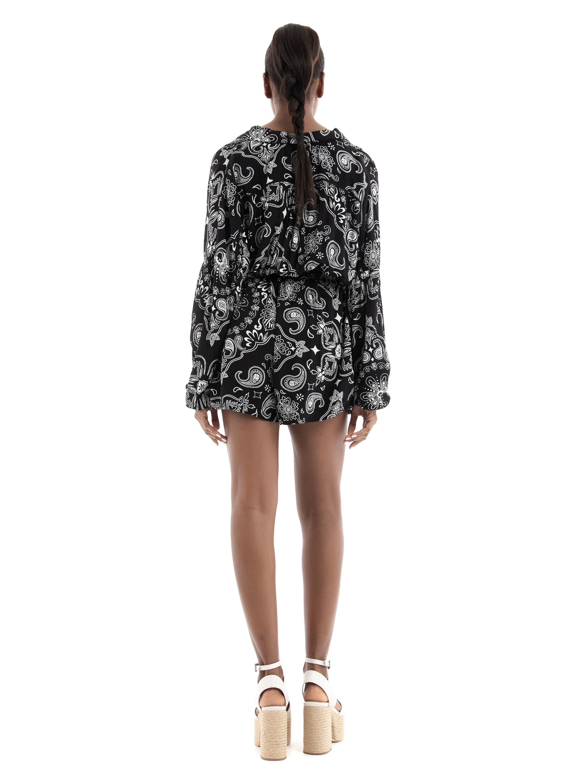 Superdry Vintage Beach Playsuit - Black