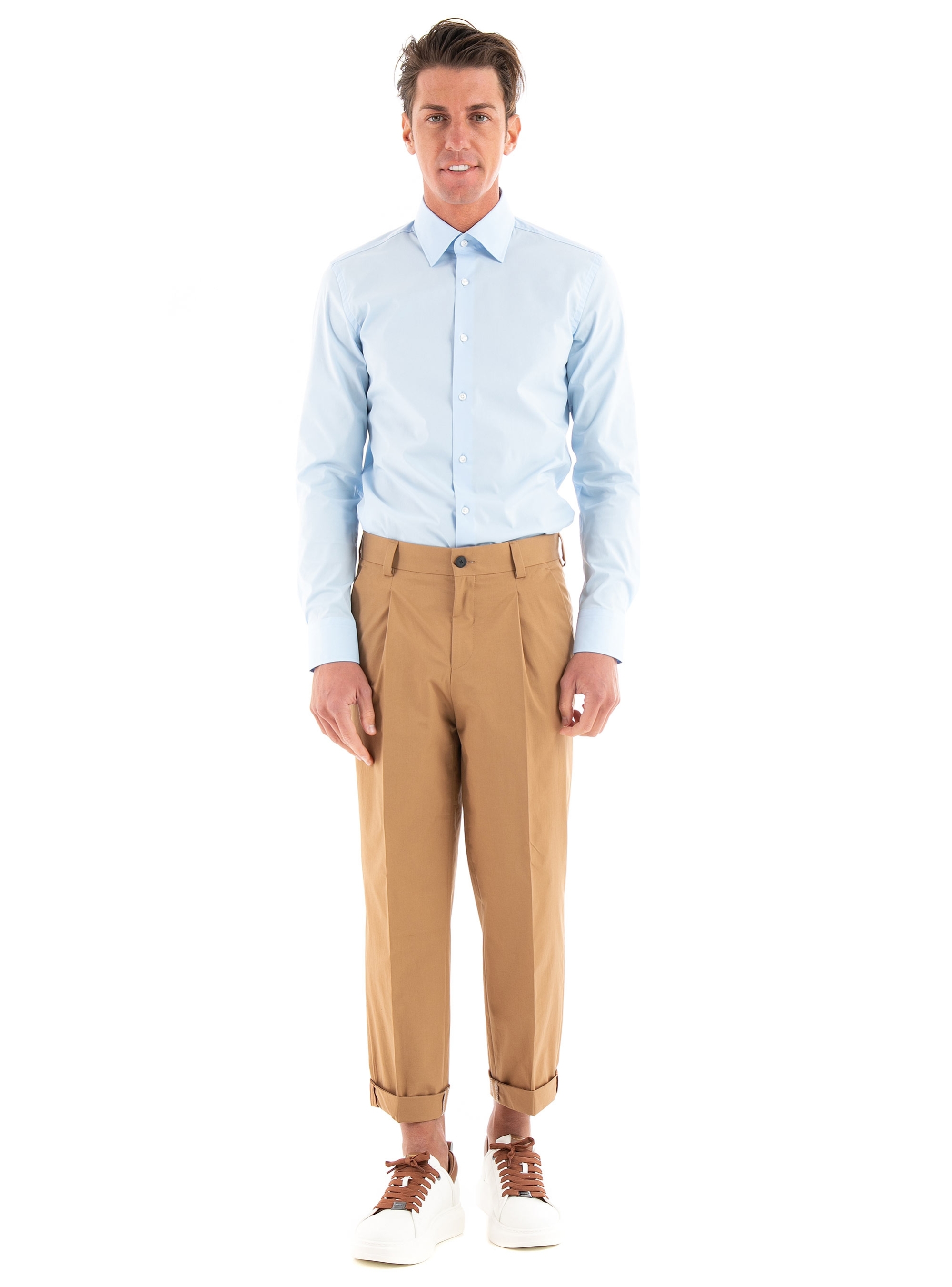 BOSS Slim Fit Shirt H-Hank-Kent-C1 - Light Blue