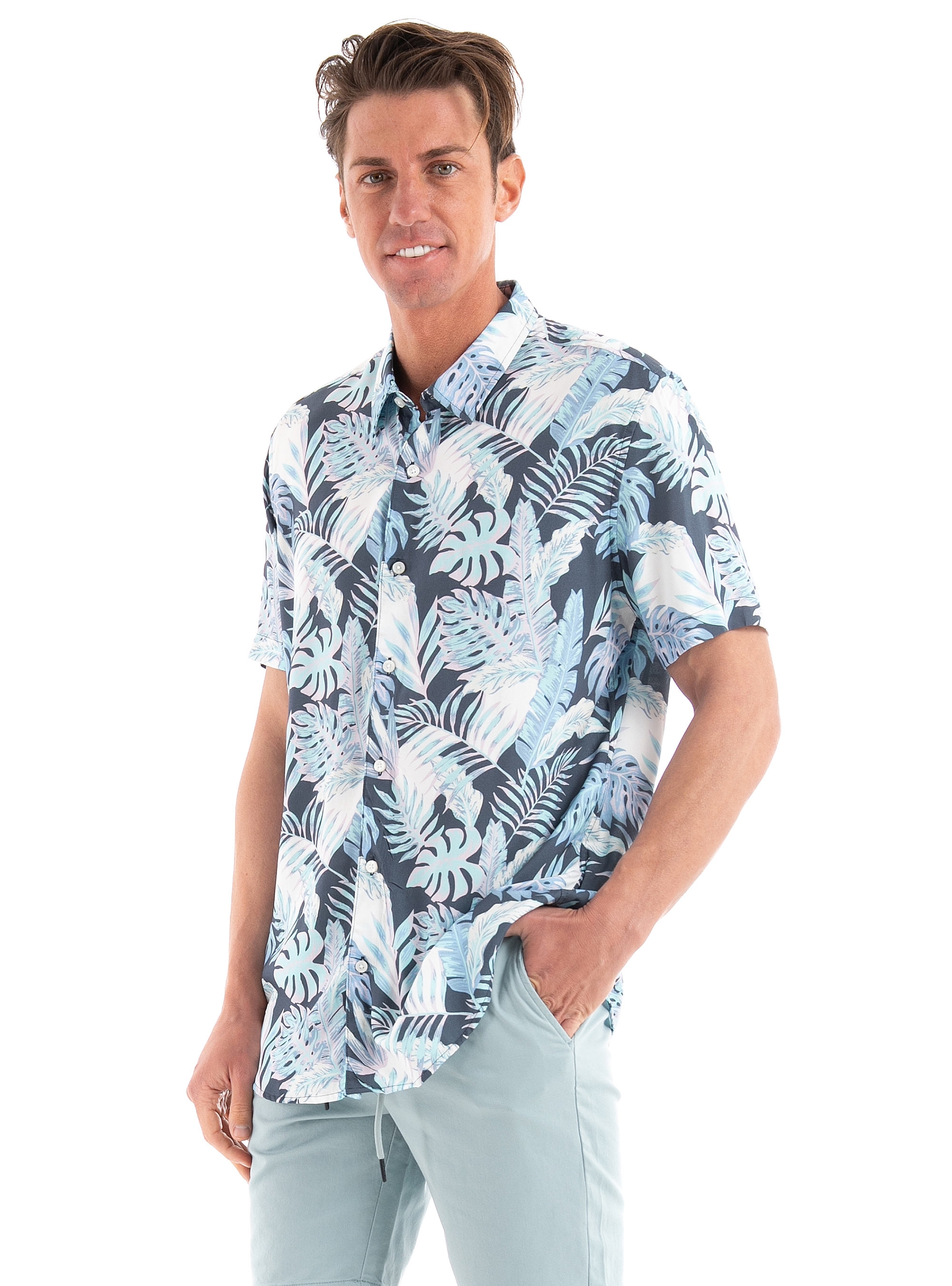 Guess Eco Rayon Tropical Shirt - Printed