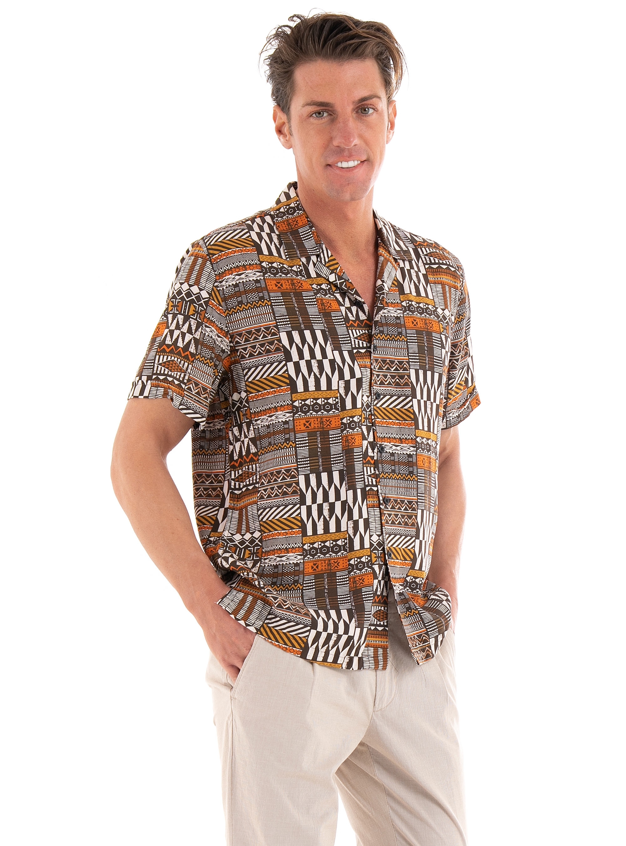 Gianni Lupo Shirt - Brown