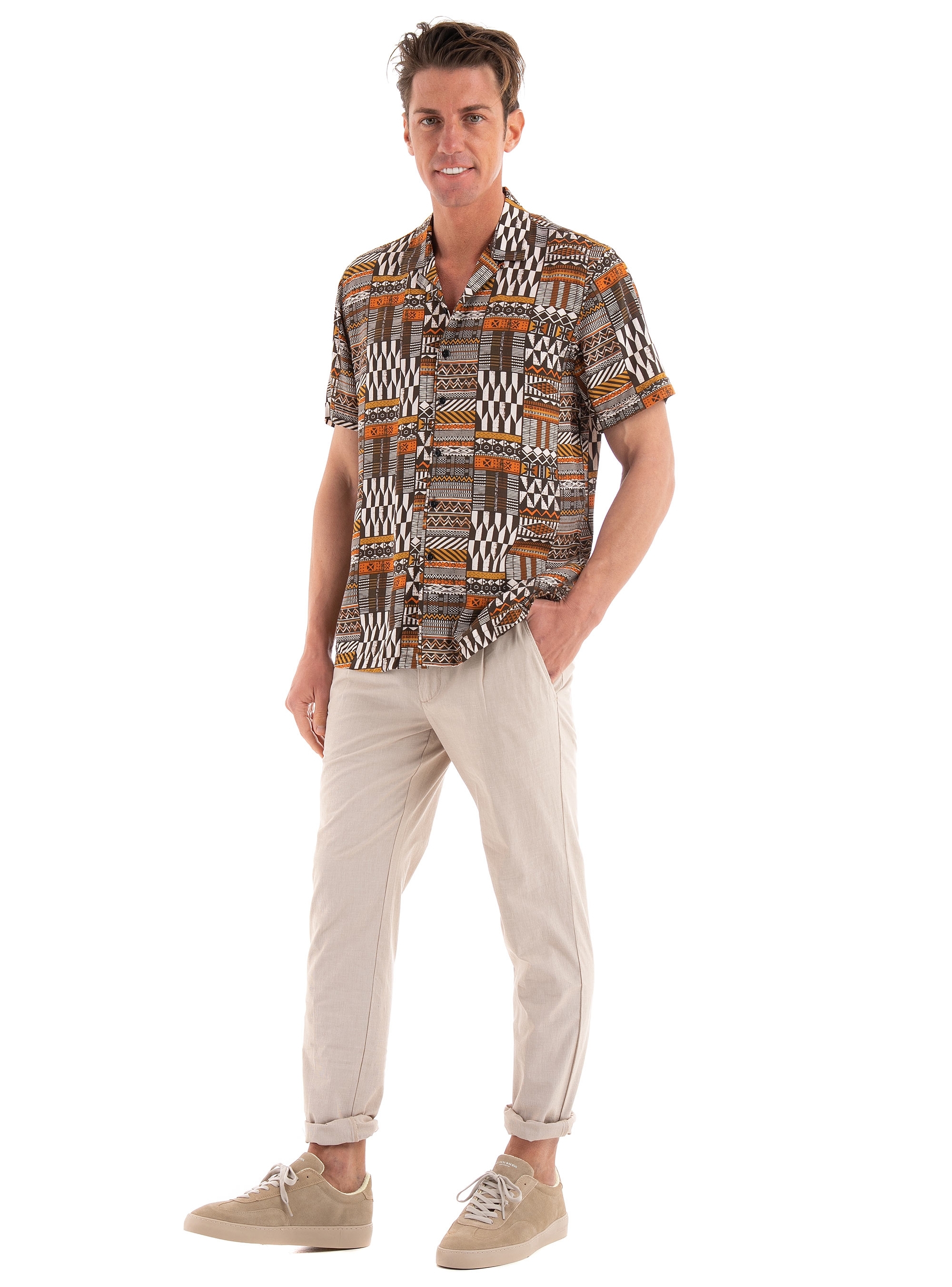 Gianni Lupo Shirt - Brown