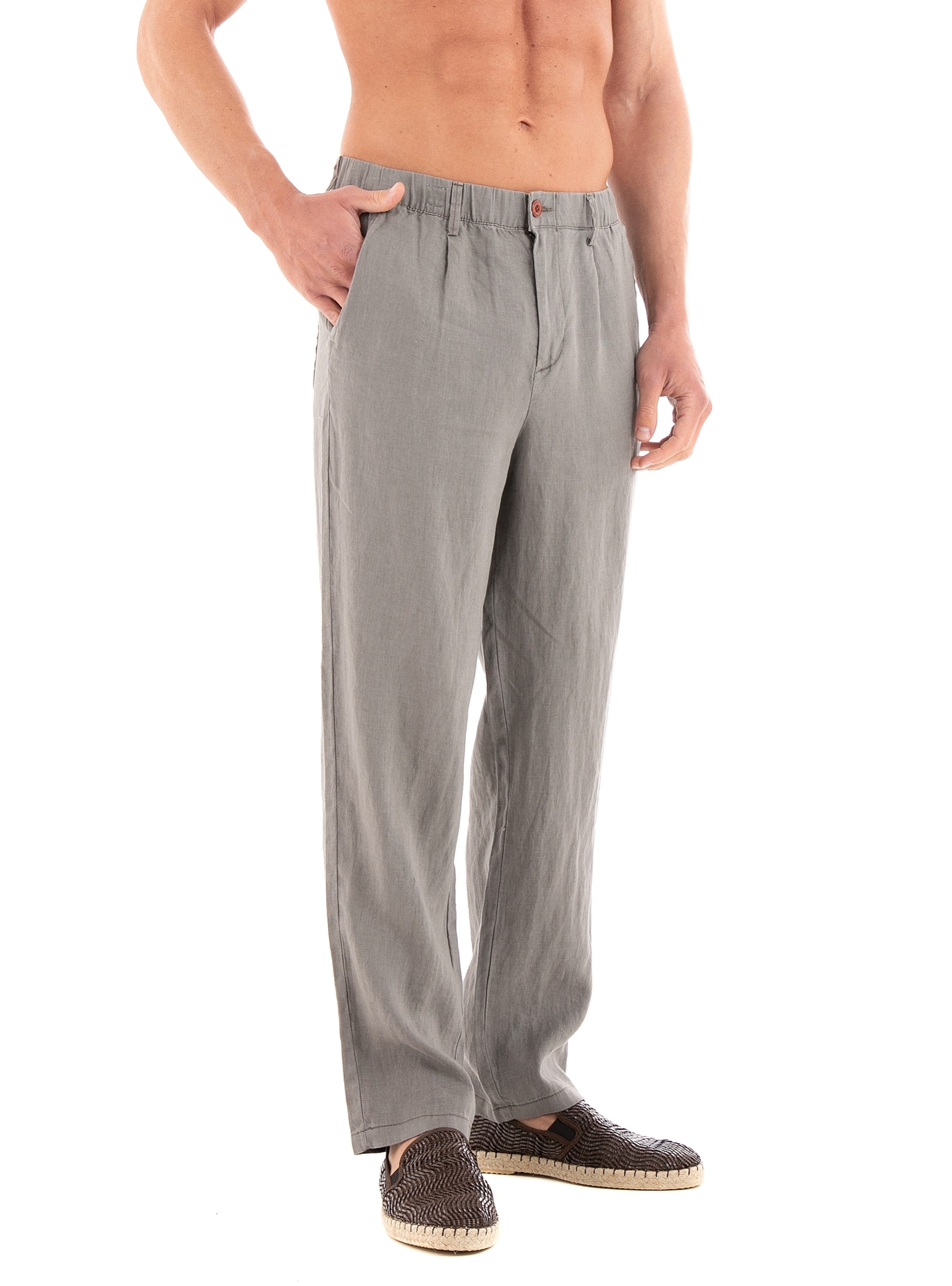 Jack & Jones Karl Matsson Linen Pants - Light Brown