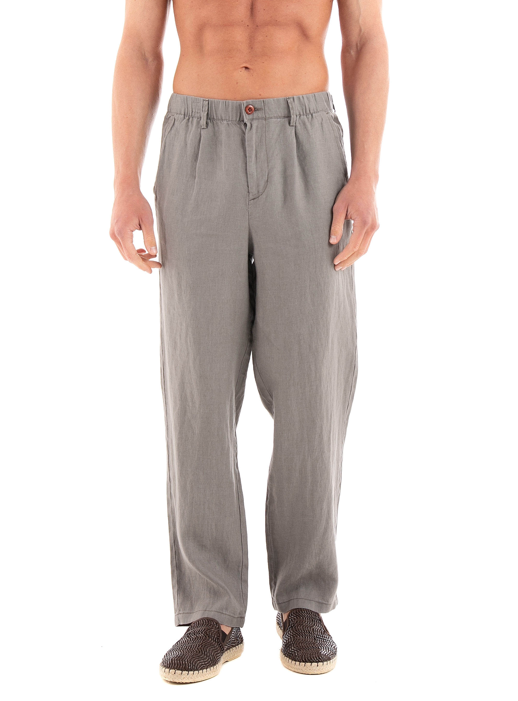 Jack & Jones Karl Matsson Linen Pants - Light Brown