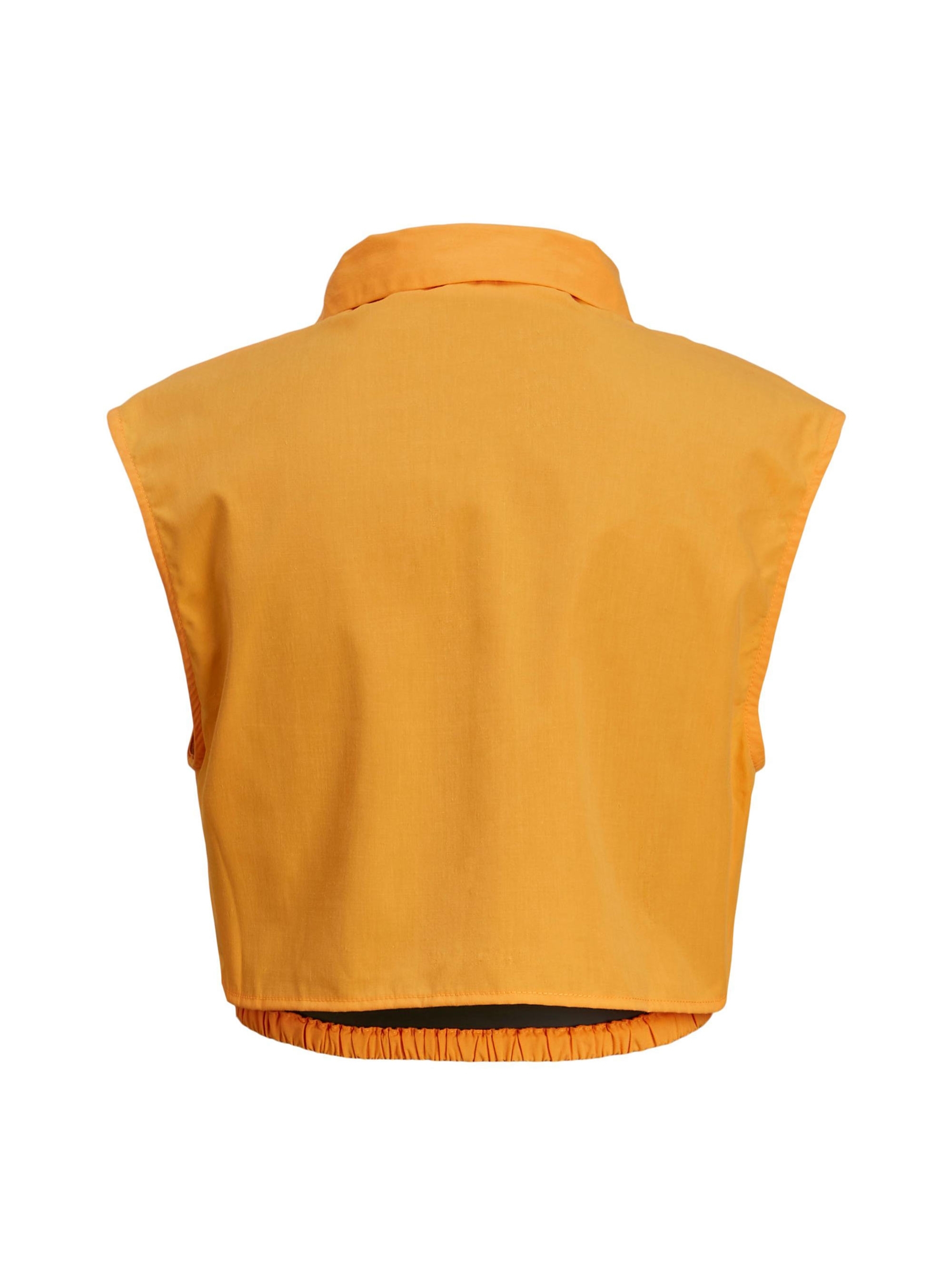 JJXX Roe Mission Cropped Shirt - Mango
