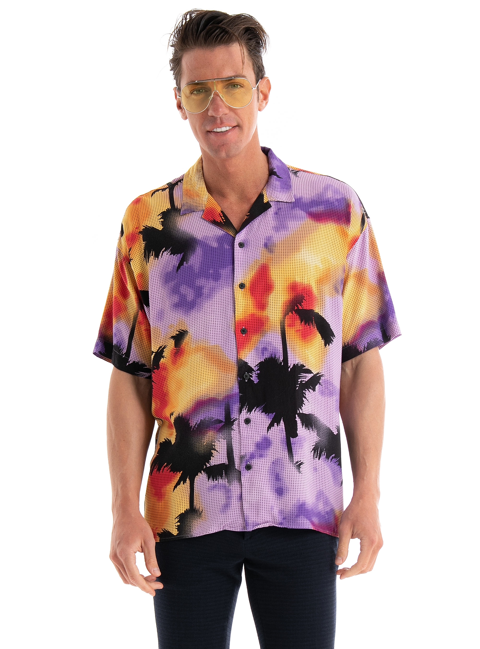 Jack & Jones Energy Reggie Resort Shirt - Lavender