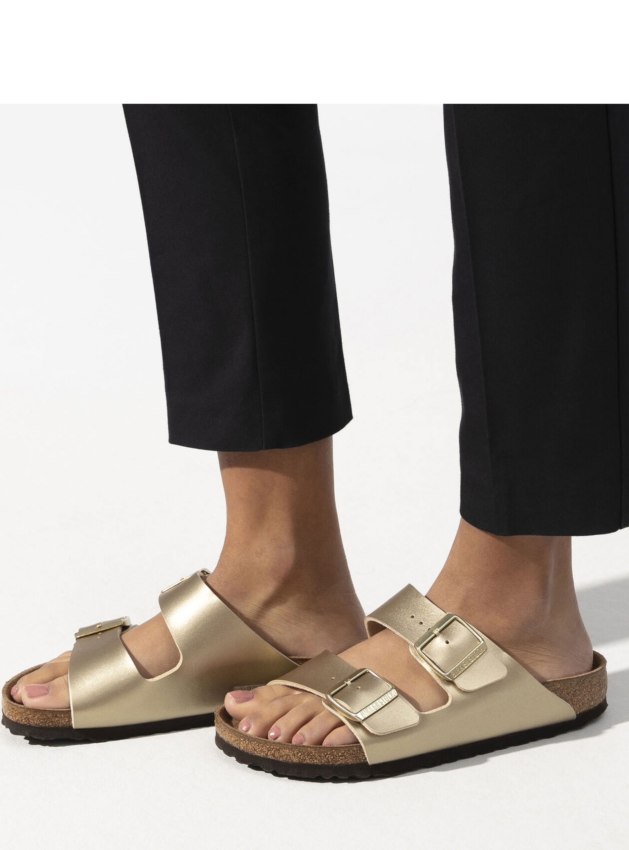 Birkenstock Arizona Narrow Fit Sandals - Gold