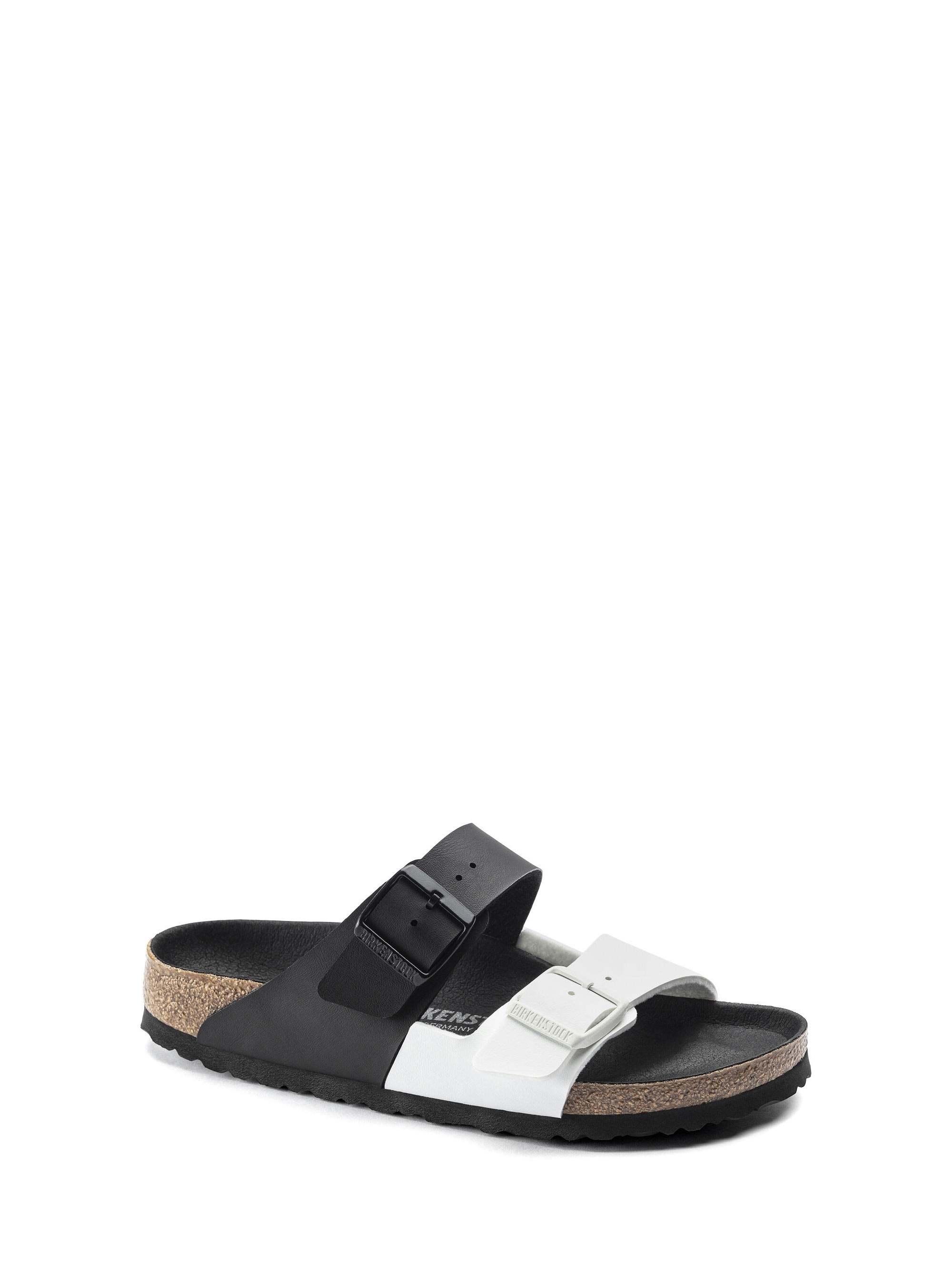 Birkenstock Arizona Split Narrow Fit Sandals - Black & White