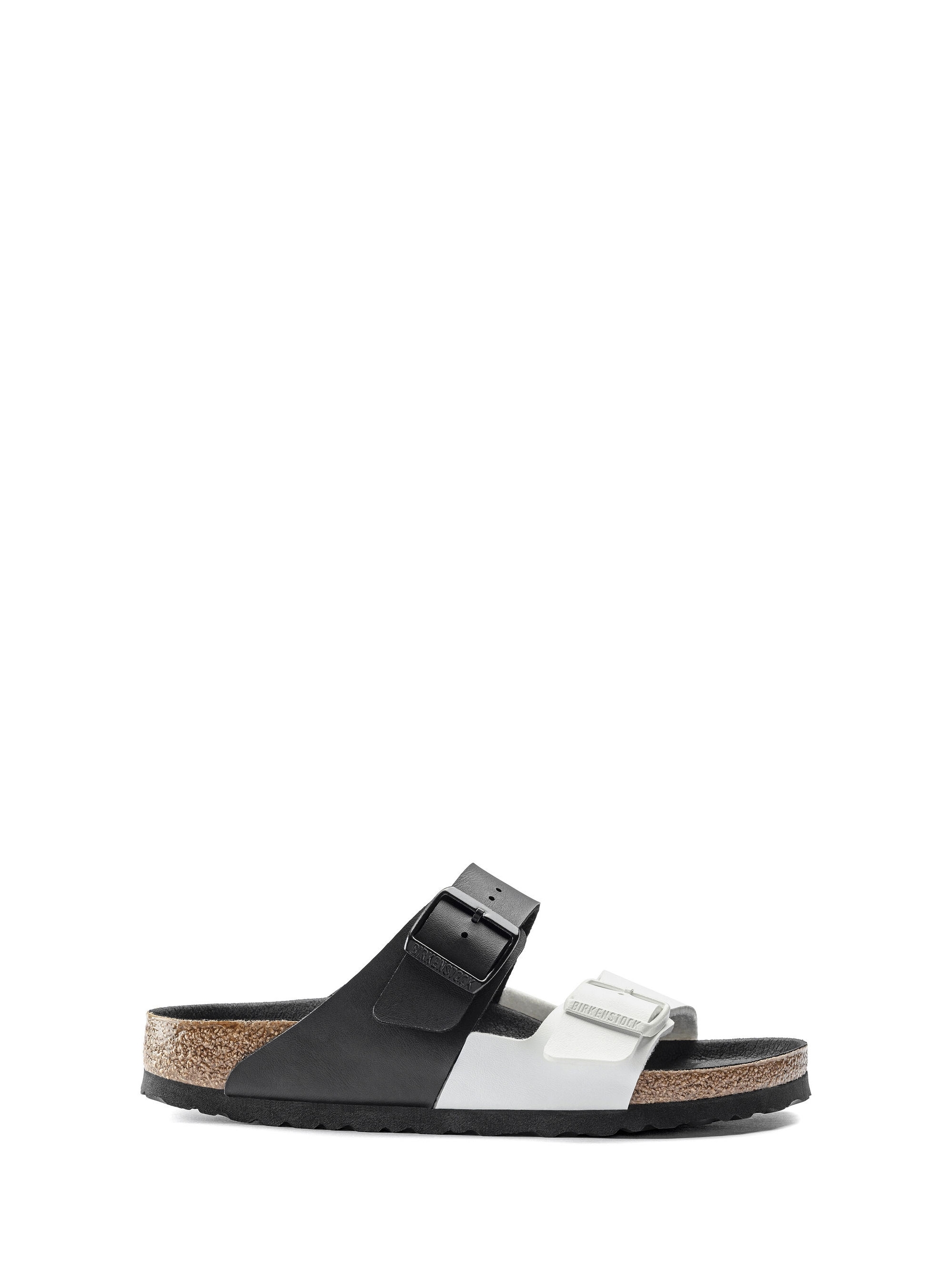 Birkenstock Arizona Split Narrow Fit Sandals - Black & White
