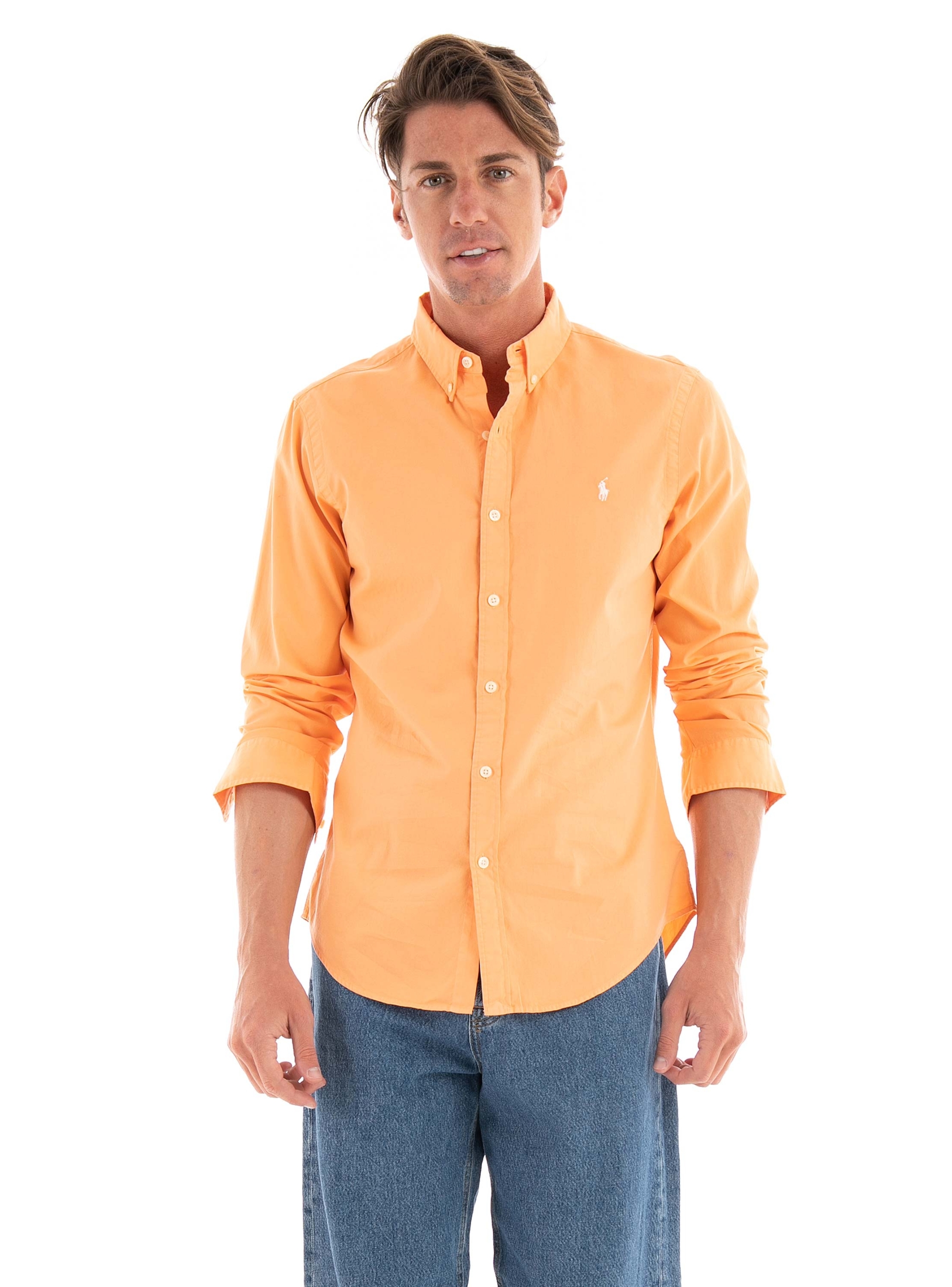 Polo Ralph Lauren Slim Fit Sport Shirt - Light Salmon