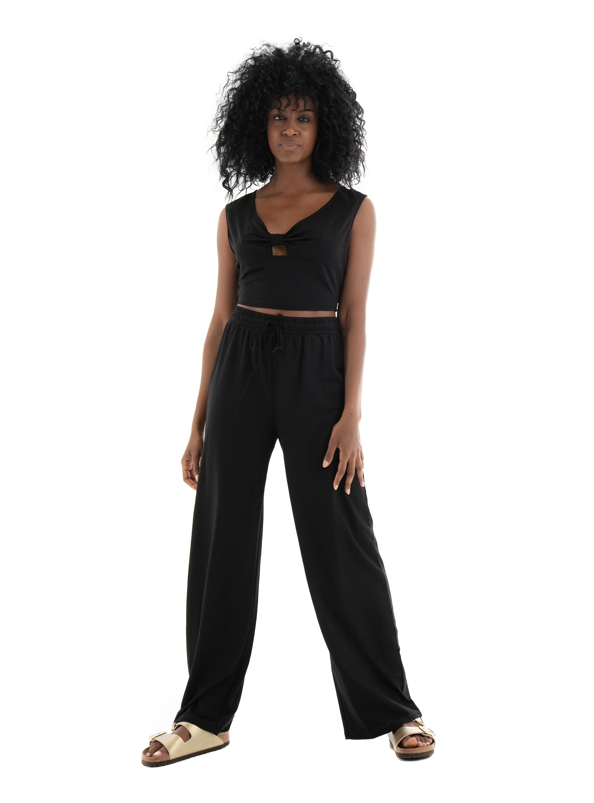 Only Jany Twist Top - Black