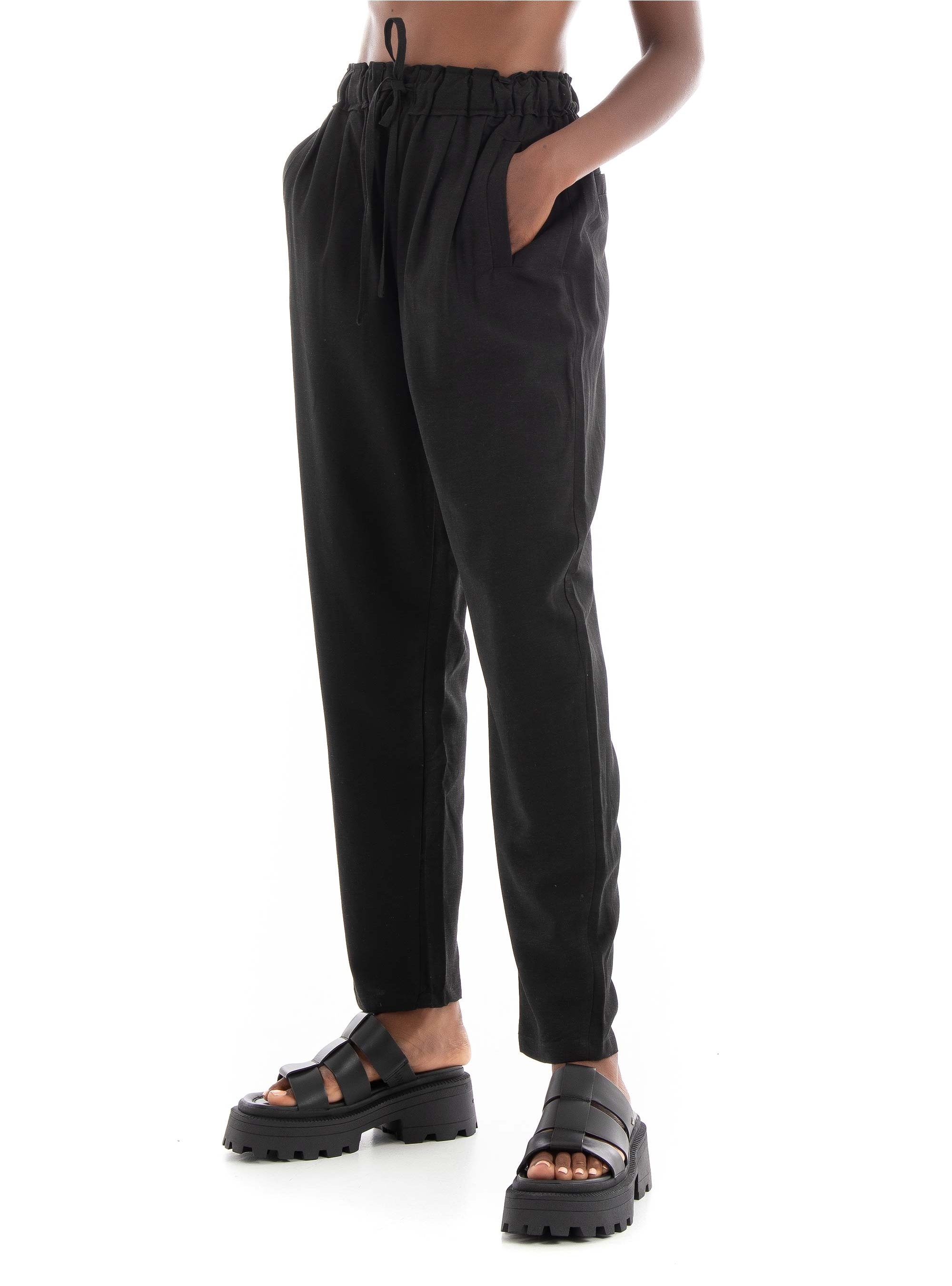 Collectiva Noir Daira Pants - Black