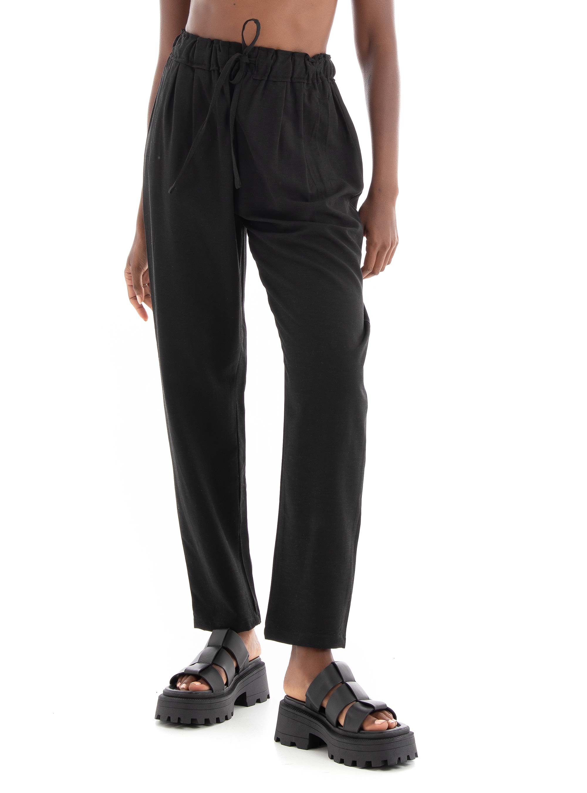Collectiva Noir Daira Pants - Black