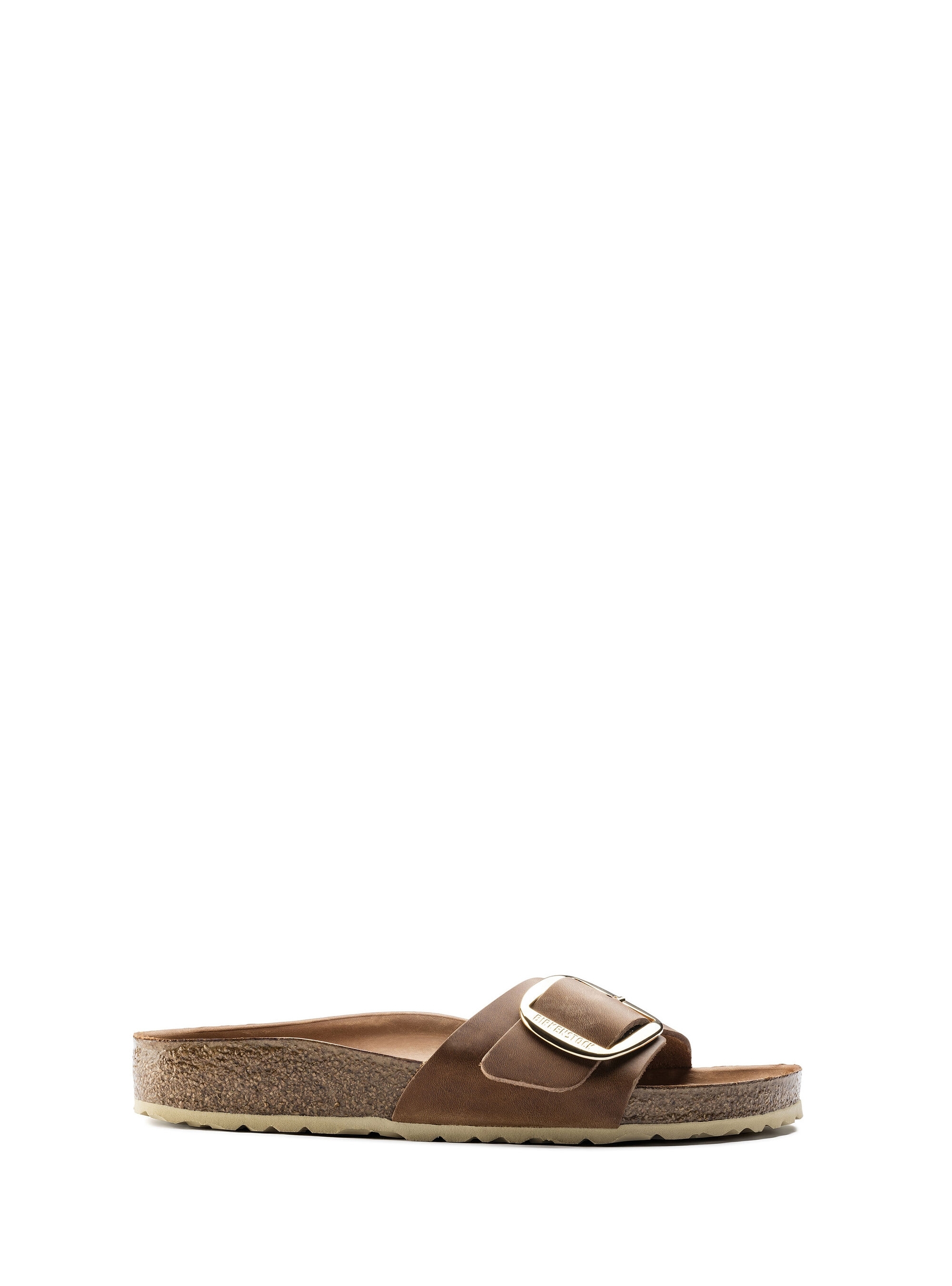 Birkenstock Madrid Big Buckle Narrow Fit Sandals - Cognac