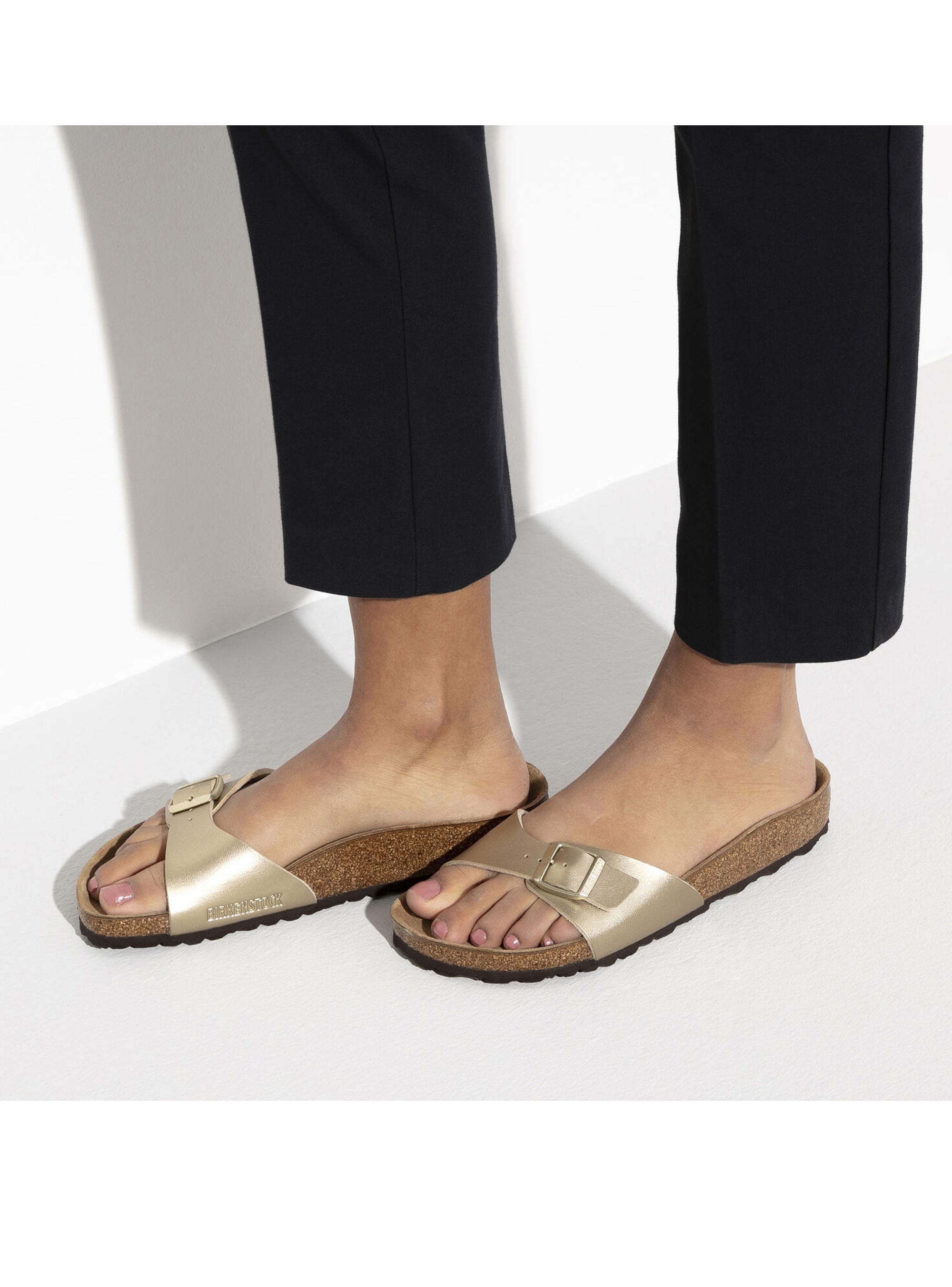 Birkenstock Madrid Narrow Fit Sandals - Gold