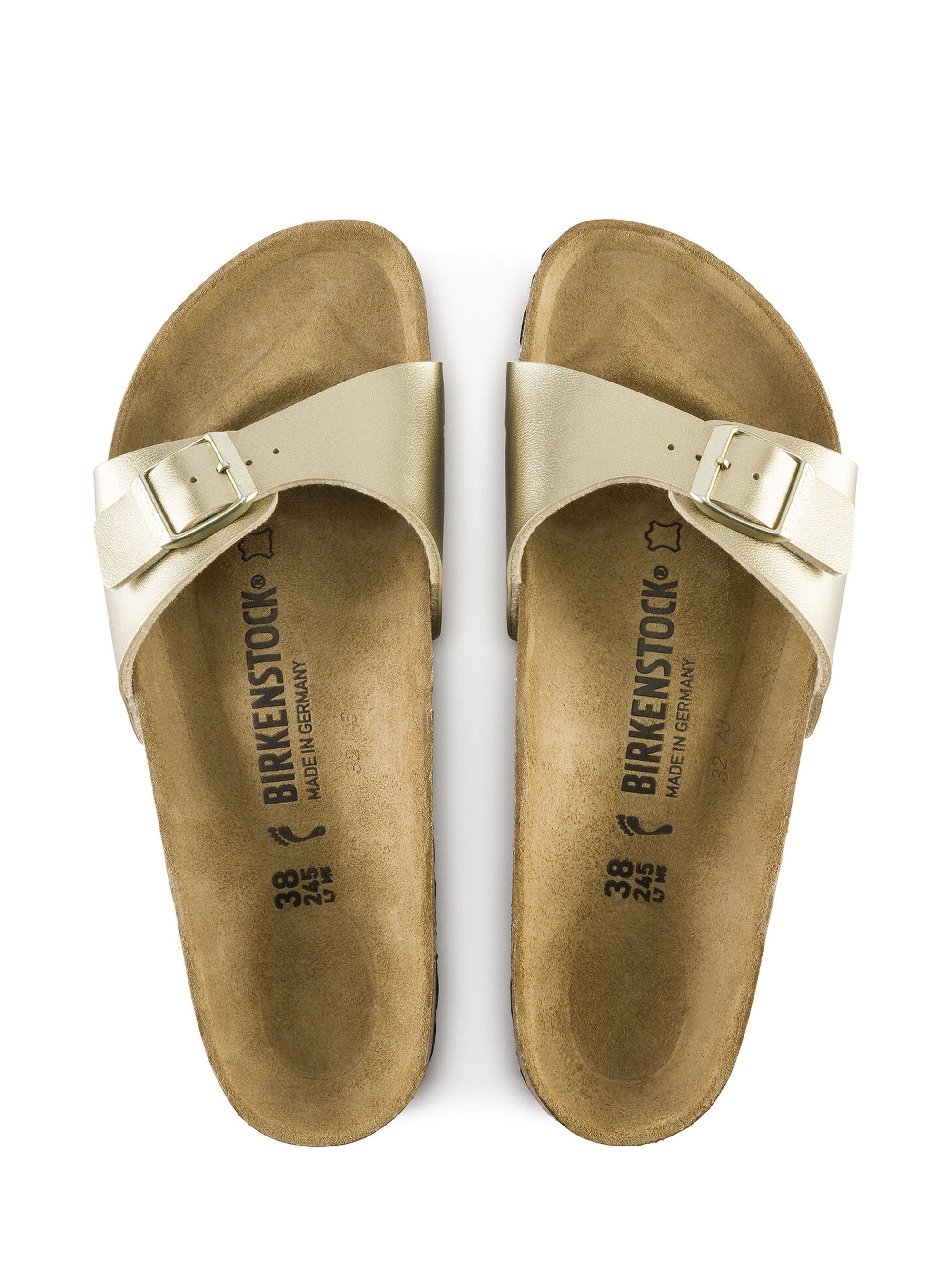 Birkenstock Madrid Narrow Fit Sandals - Gold