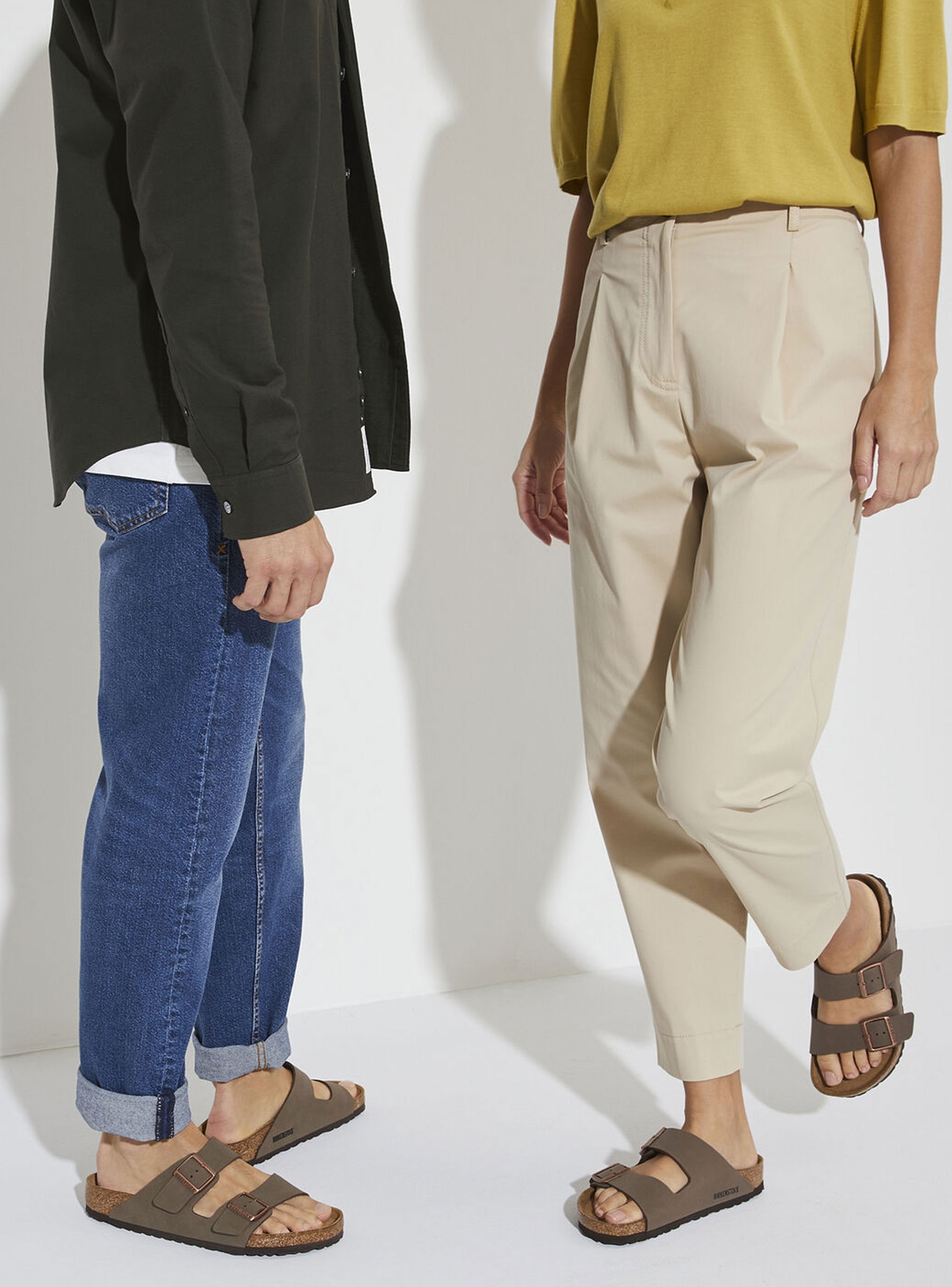 Birkenstock Arizona Narrow Fit Sandals - Taupe