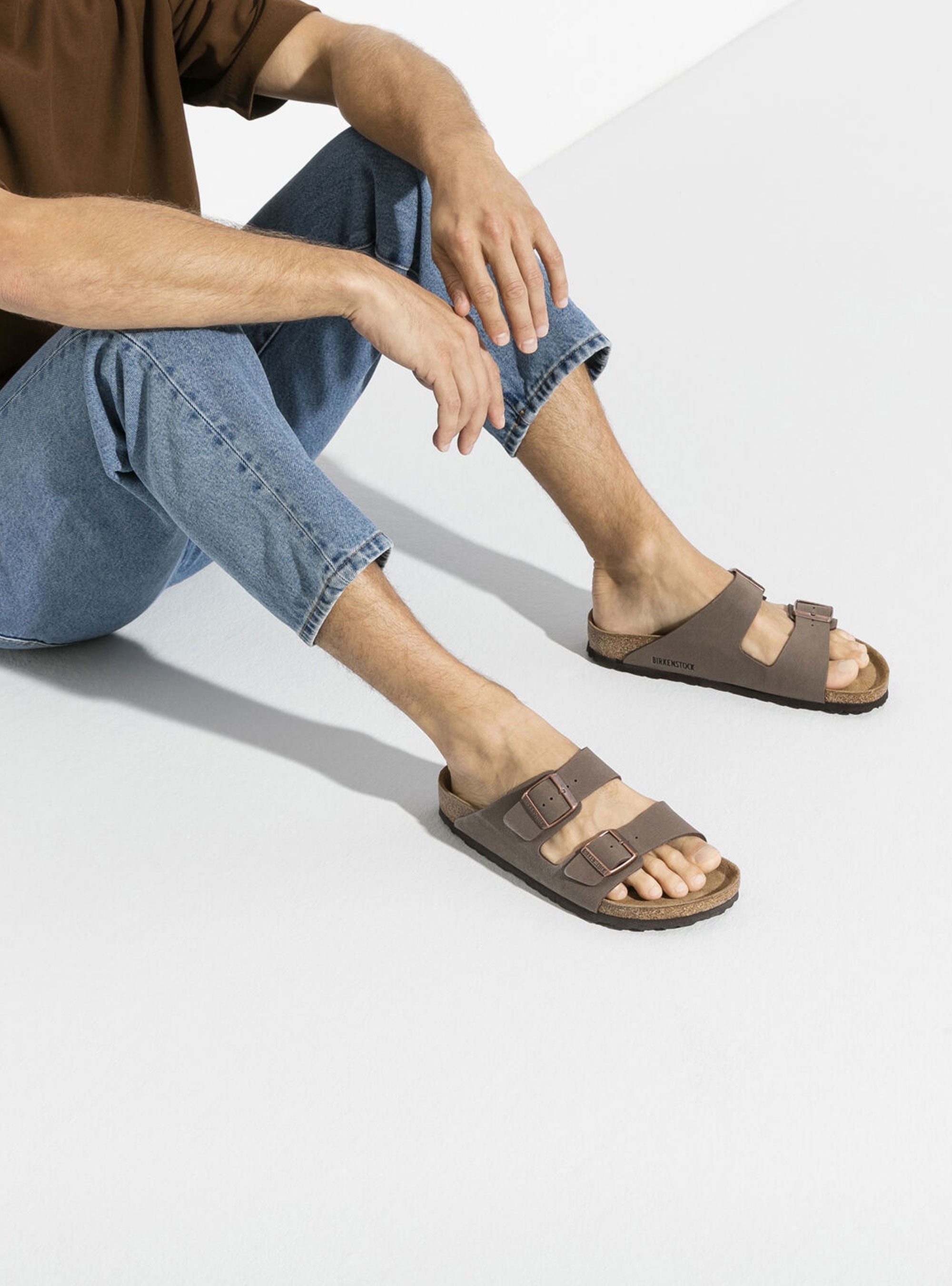 Birkenstock Arizona Narrow Fit Sandals - Taupe