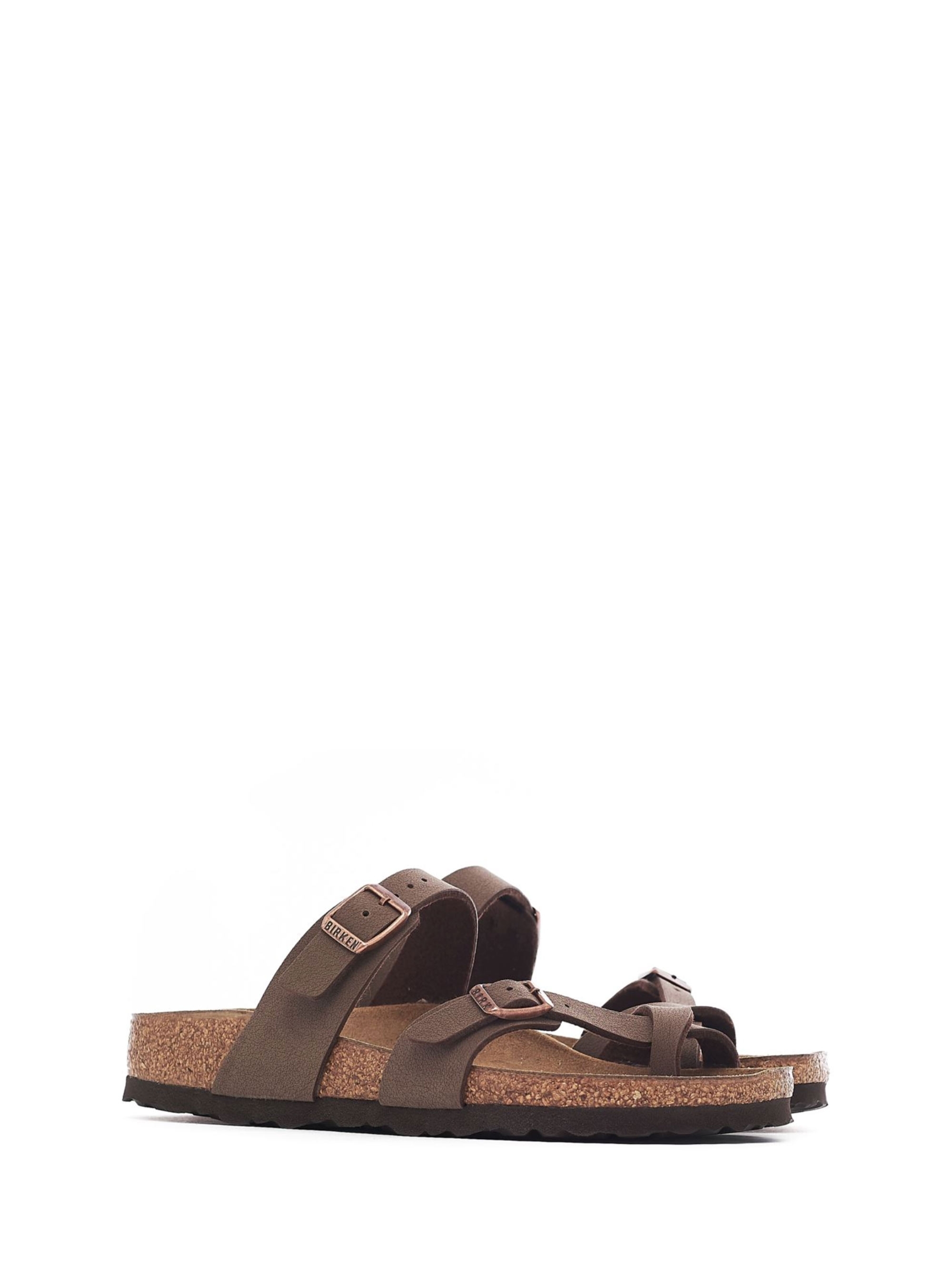 Birkenstock Mayari Birko Flor Narrow Fit Sandals - Taupe