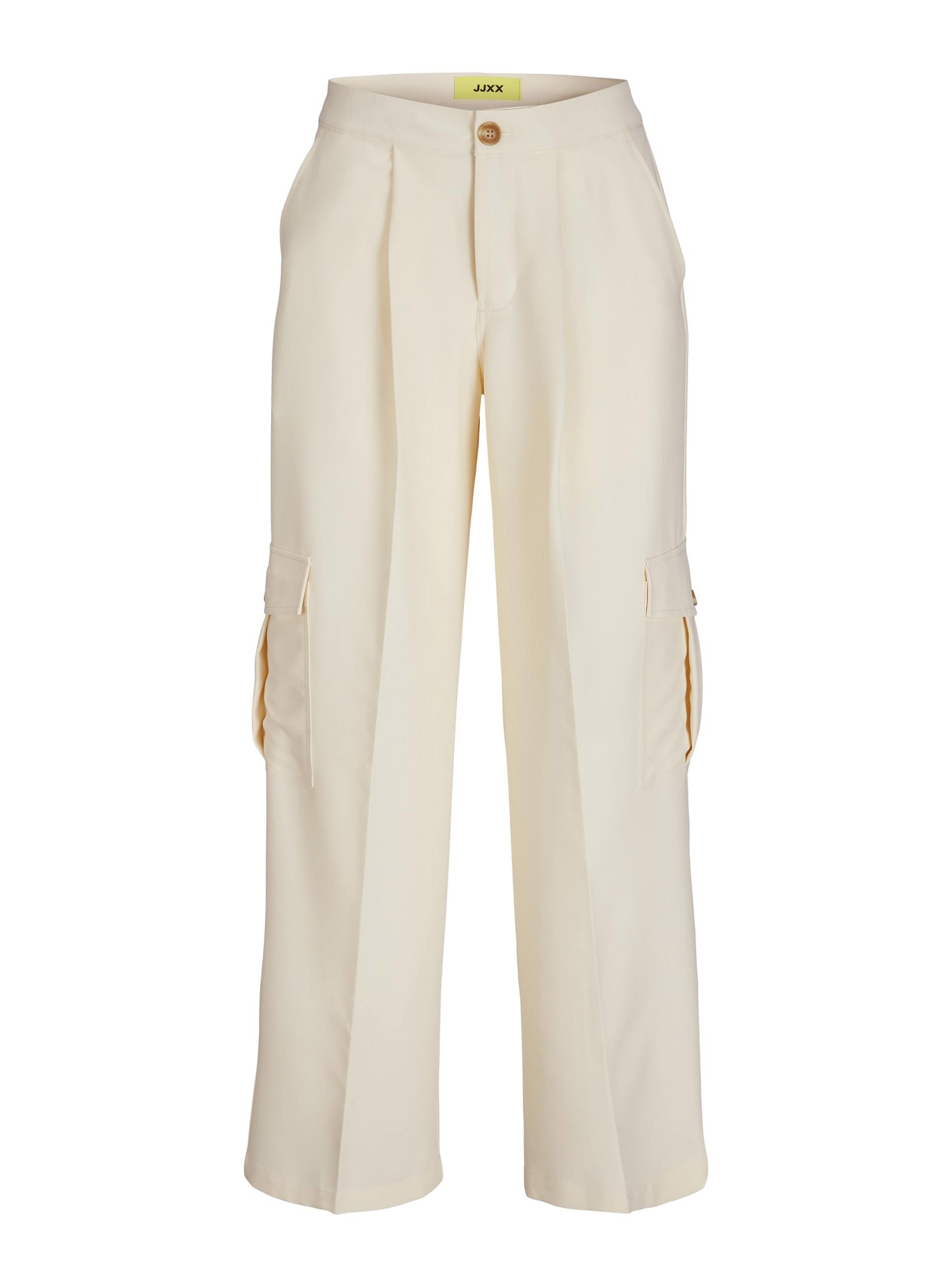 JJXX Mary Mid Waist Cargo Pants - Pearl