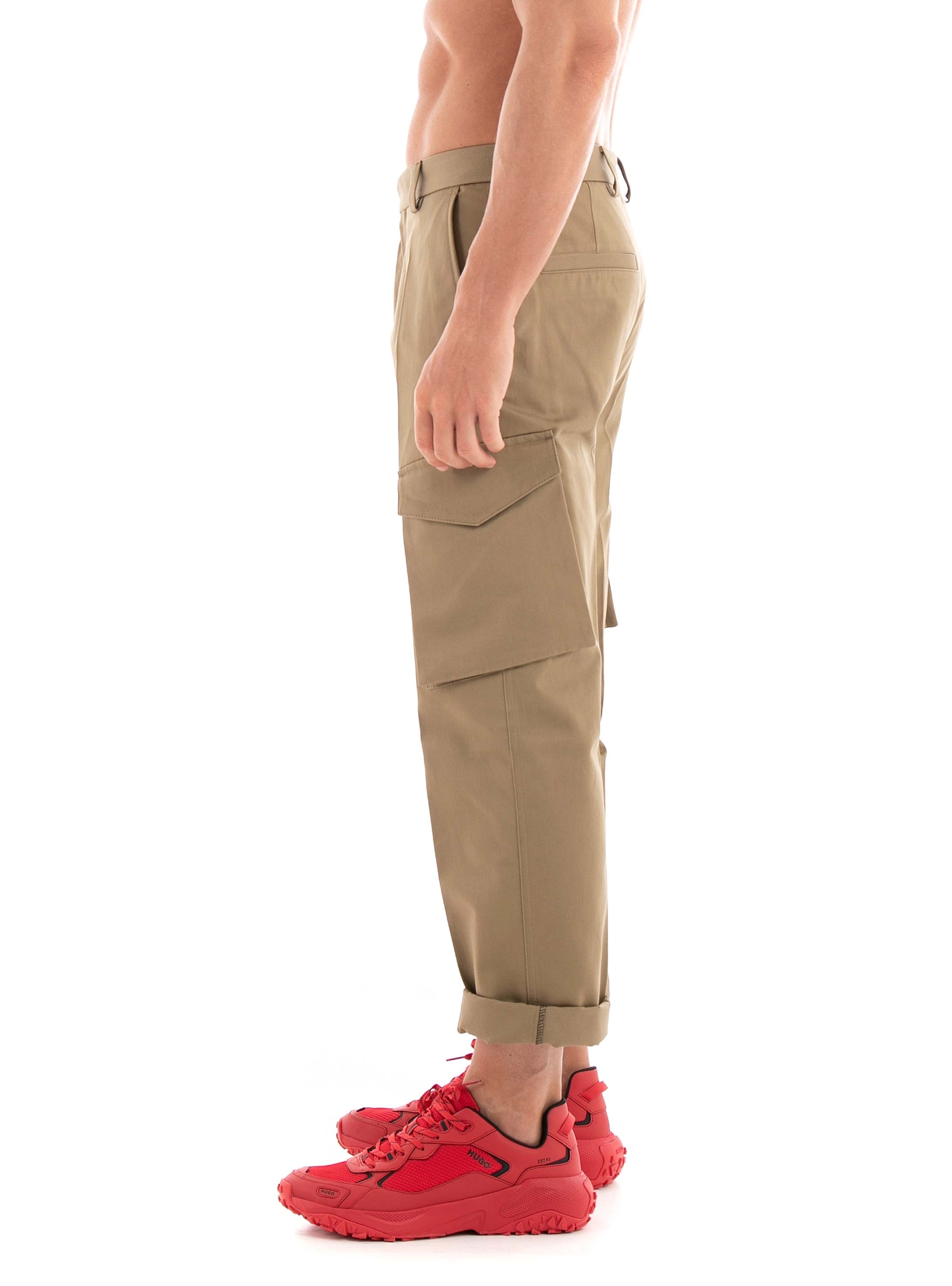 HUGO Cargo Pants Falko233F1 - Beige