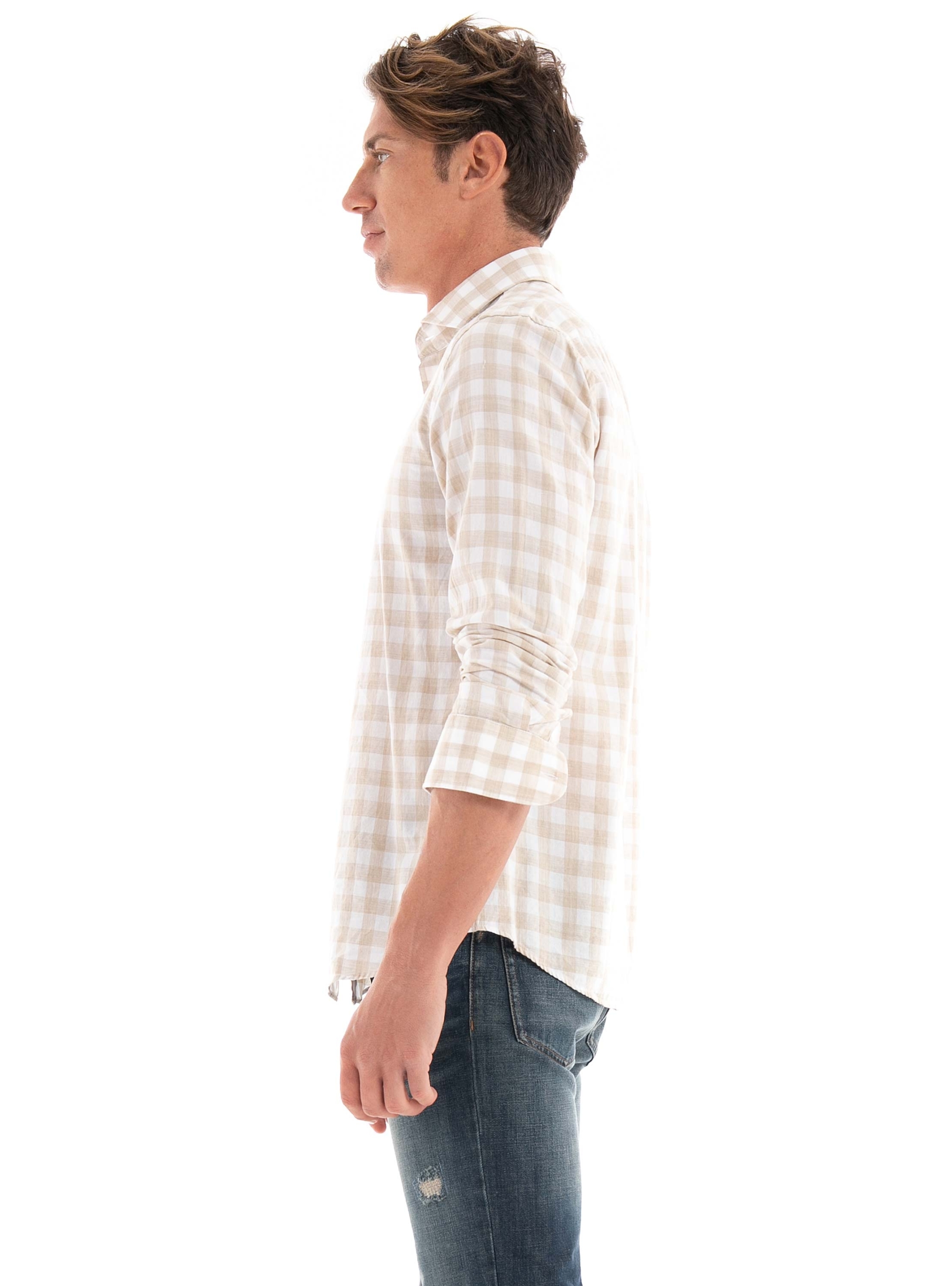 BOSS Casual Fit Shirt C-HAL-Spread-C1-223 - Beige