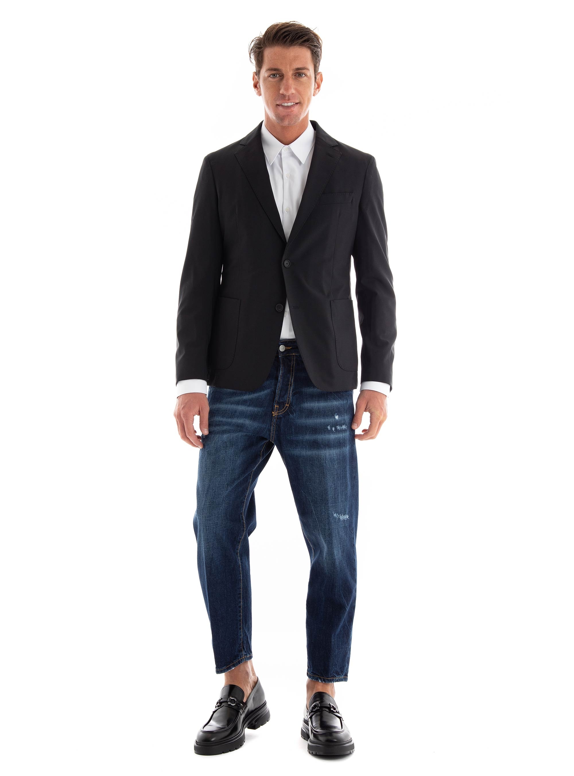 BOSS Slim Fit Blazer P-Hanry-Inpad-233 - Black