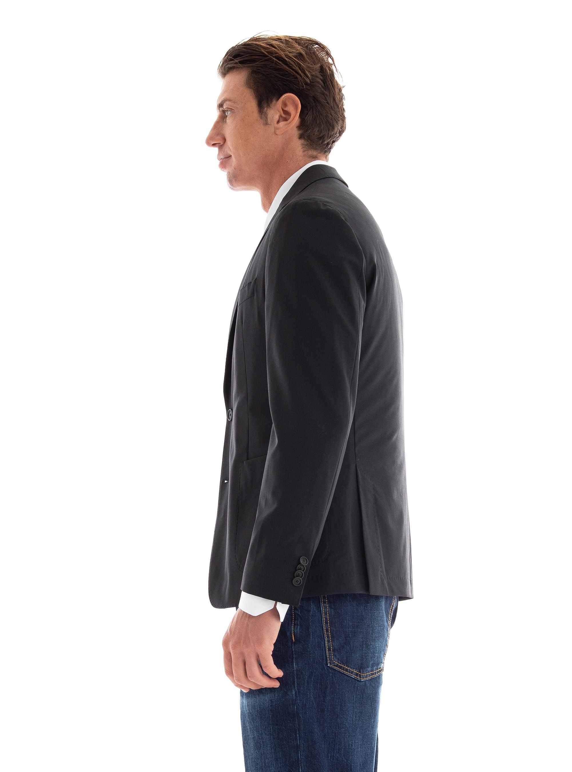 BOSS Slim Fit Blazer P-Hanry-Inpad-233 - Black