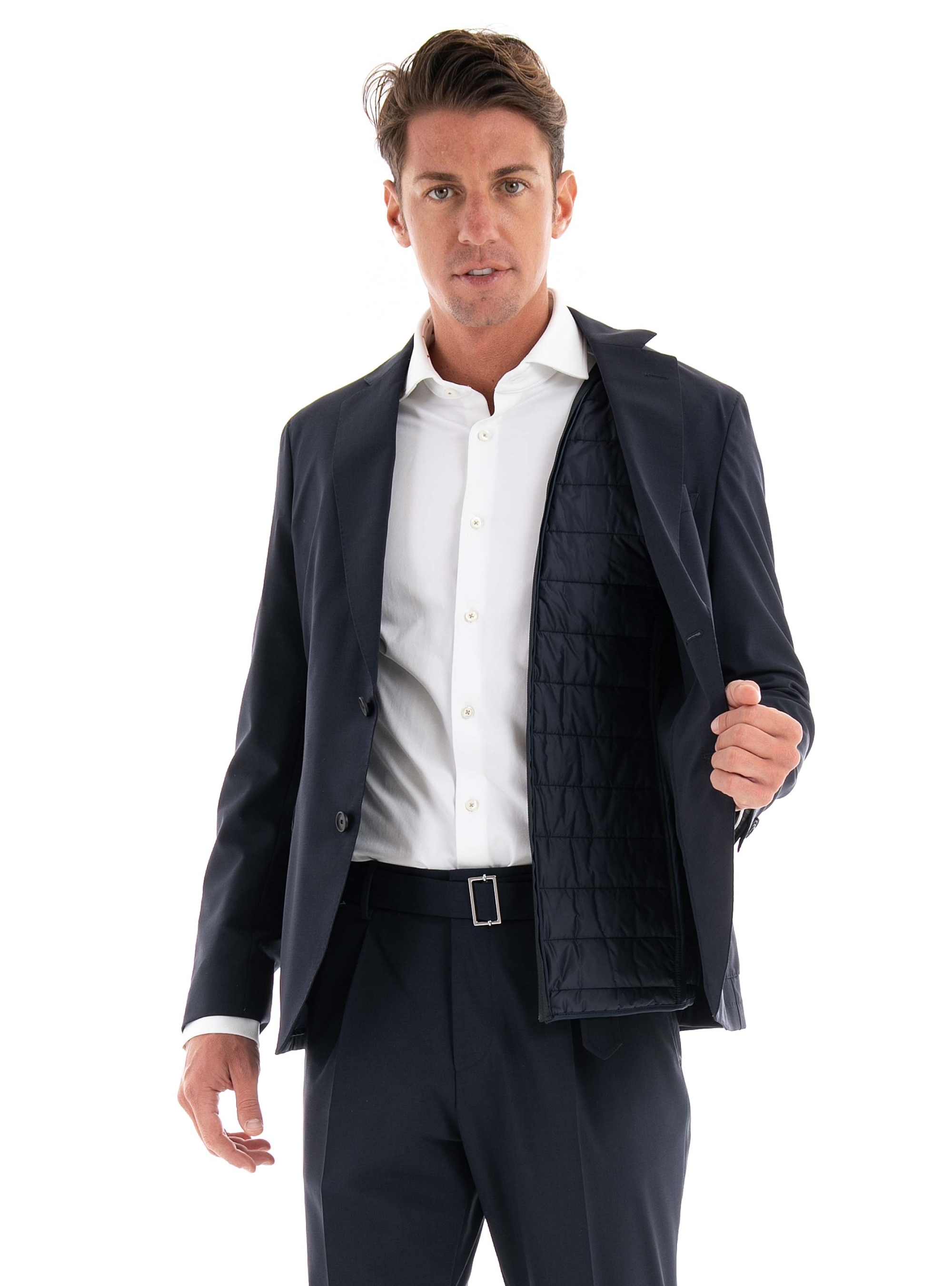 BOSS Slim Fit Blazer P-Hanry-Inpad-233 - Dark Blue